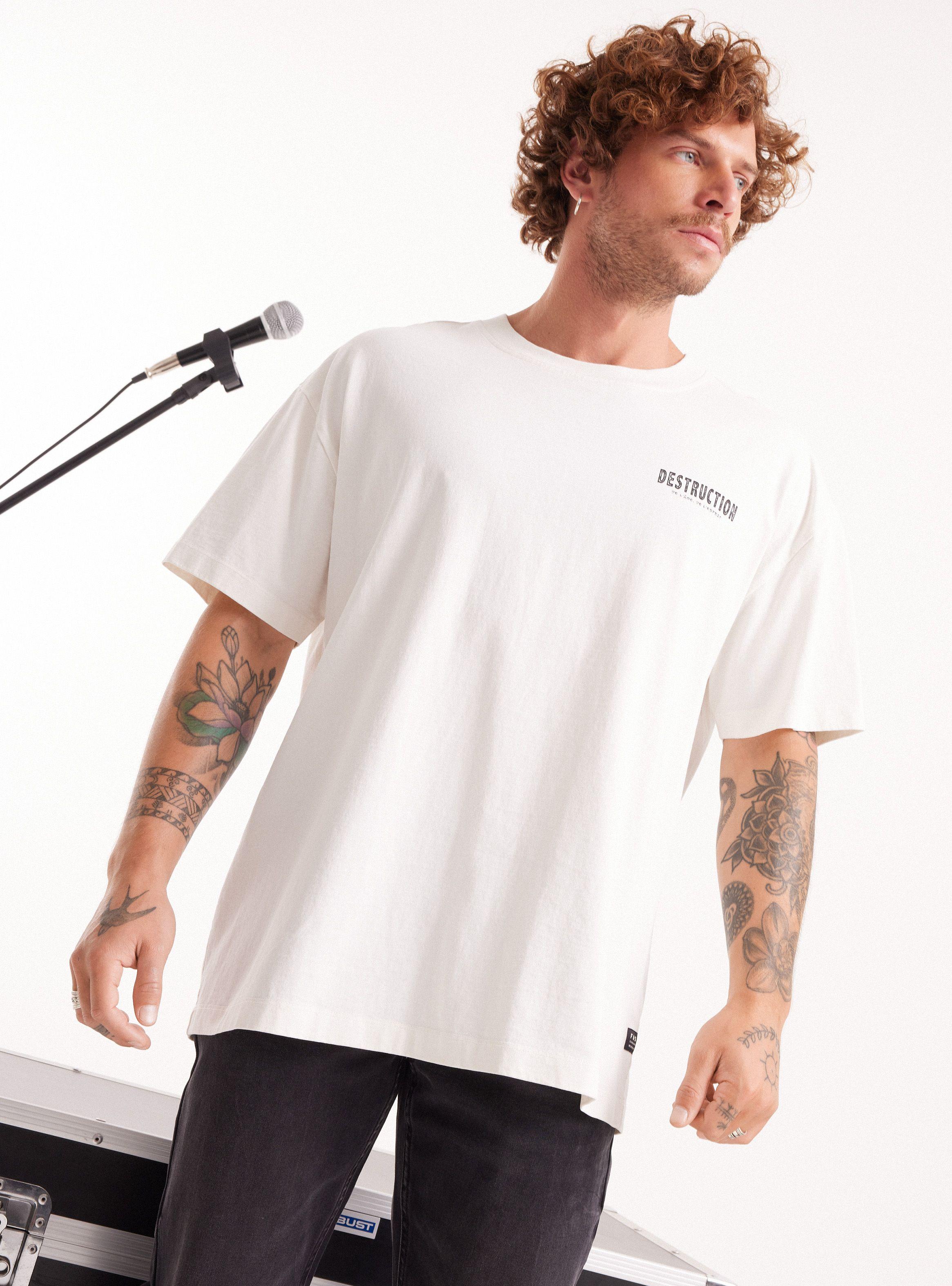 Polera Estampado Texto Espalda Liberté-0
