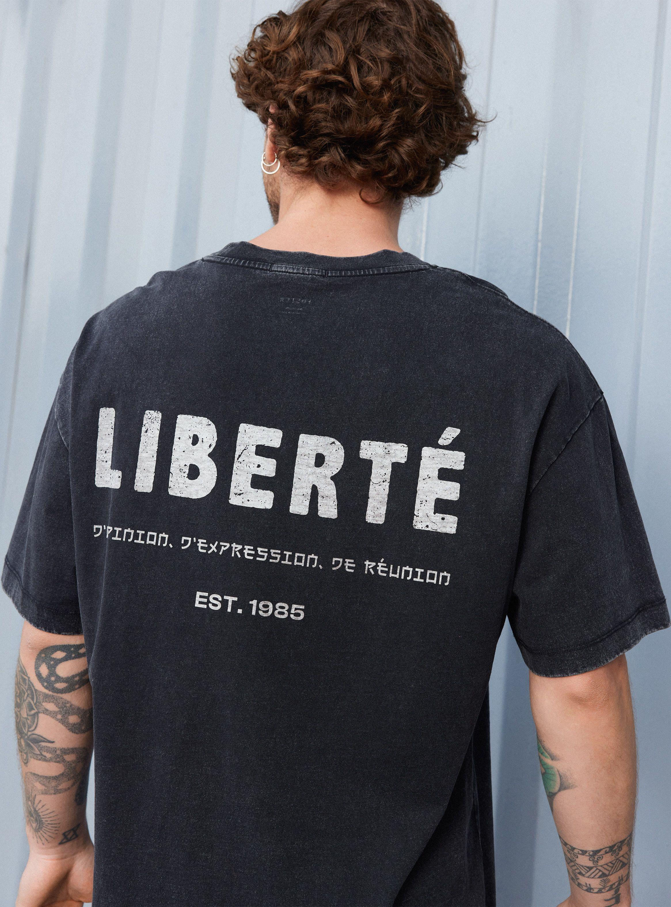 Polera Estampado Texto Espalda Liberté-3