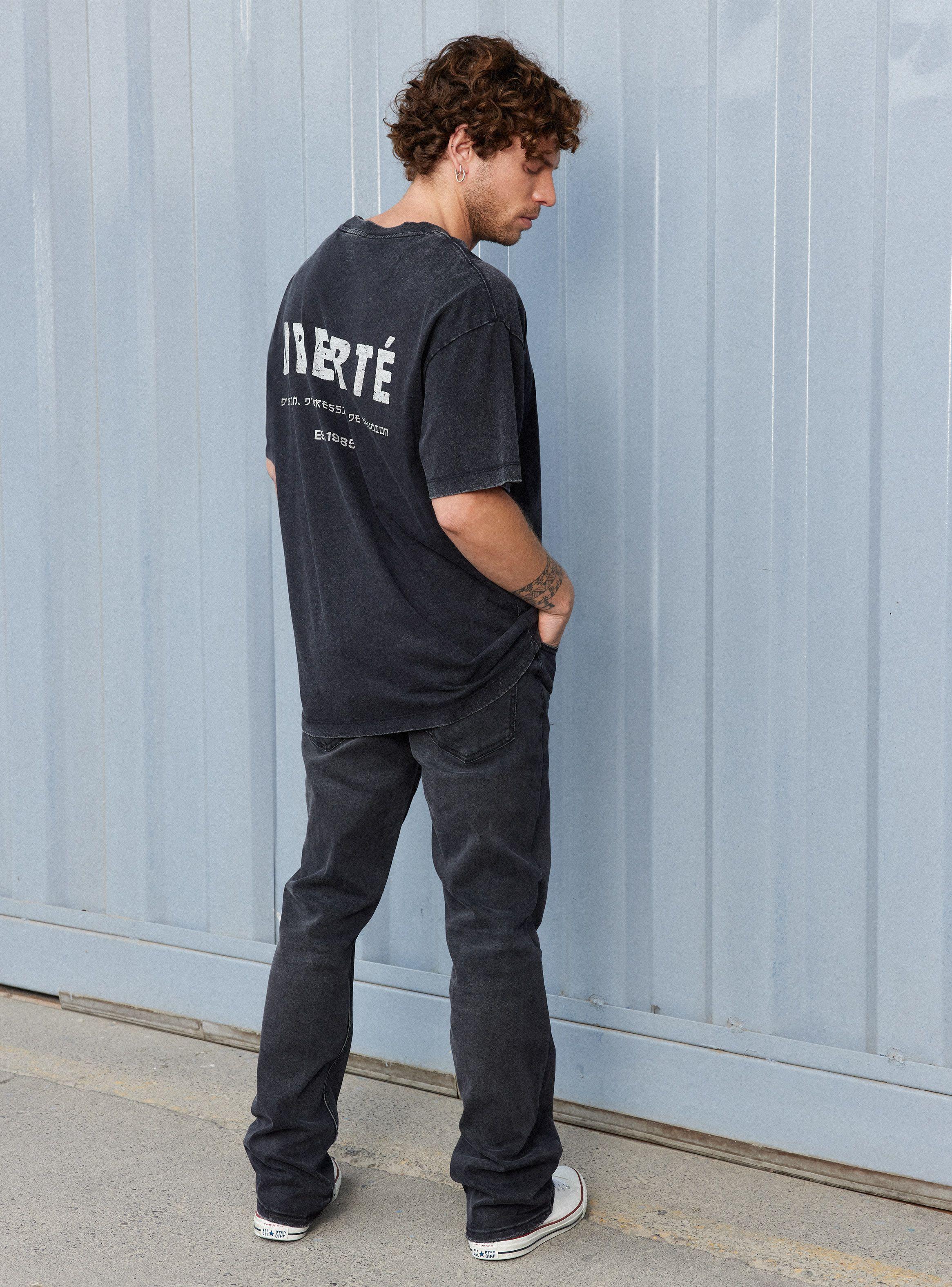 Polera Estampado Texto Espalda Liberté-5