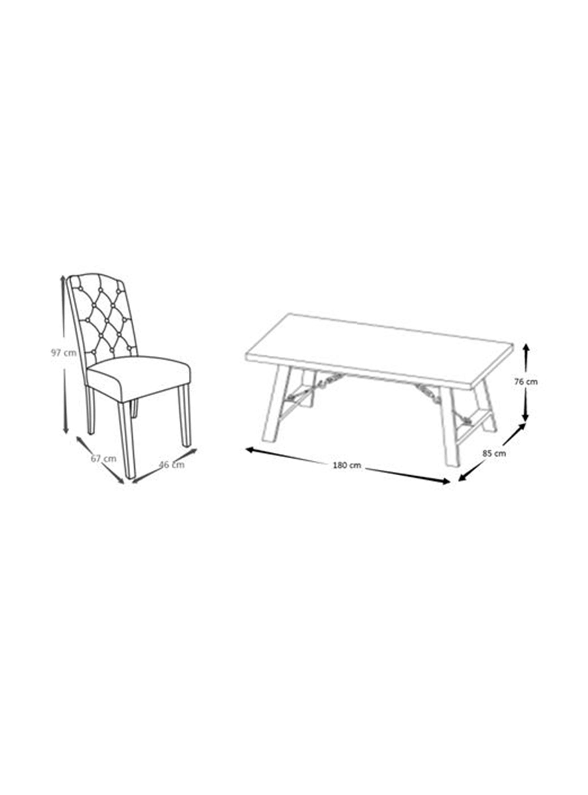 Juego de Comedor Brahms 6 Sillas Alaniz Home-1