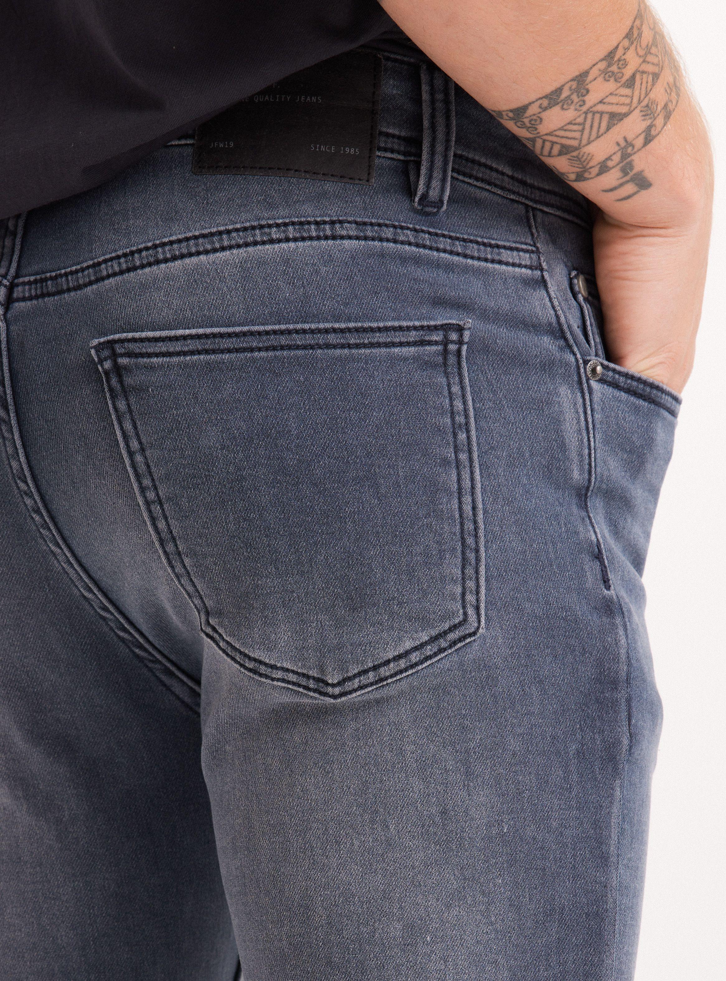 Jeans Skinny Fit Tiro Medio Tejido-3
