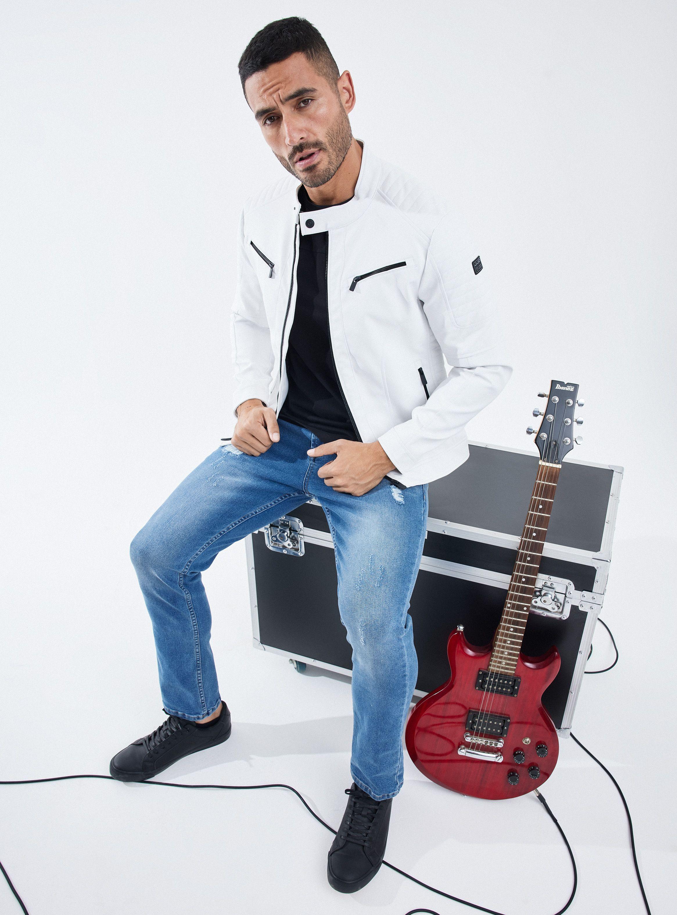 Jeans Craquelado Roturas Calce Relajado Couple-4