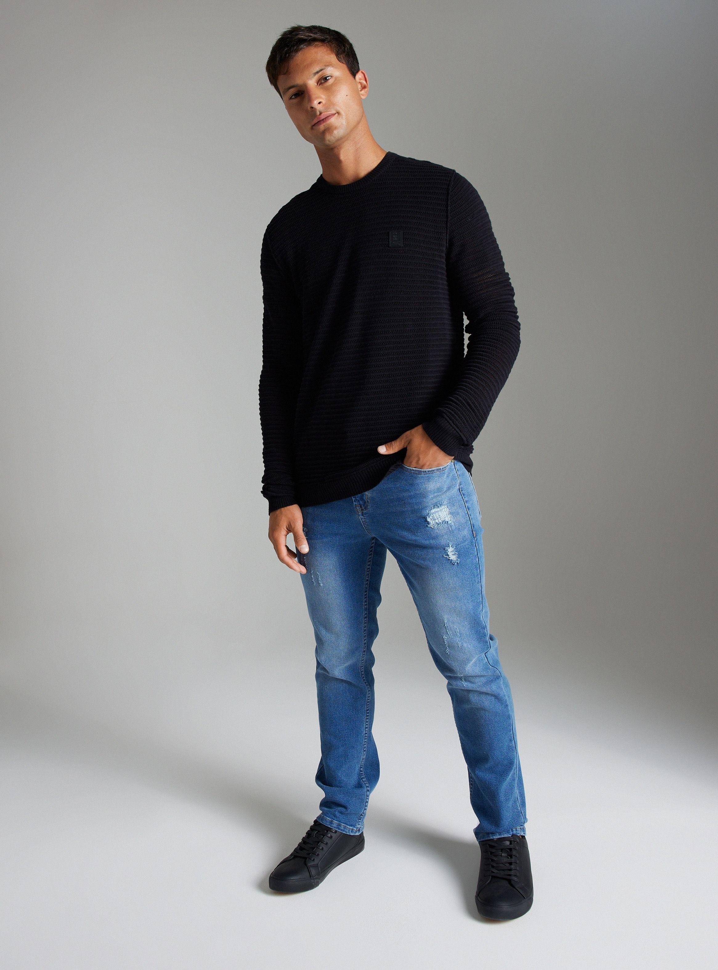 Sweater Tejido Textura Calada-5