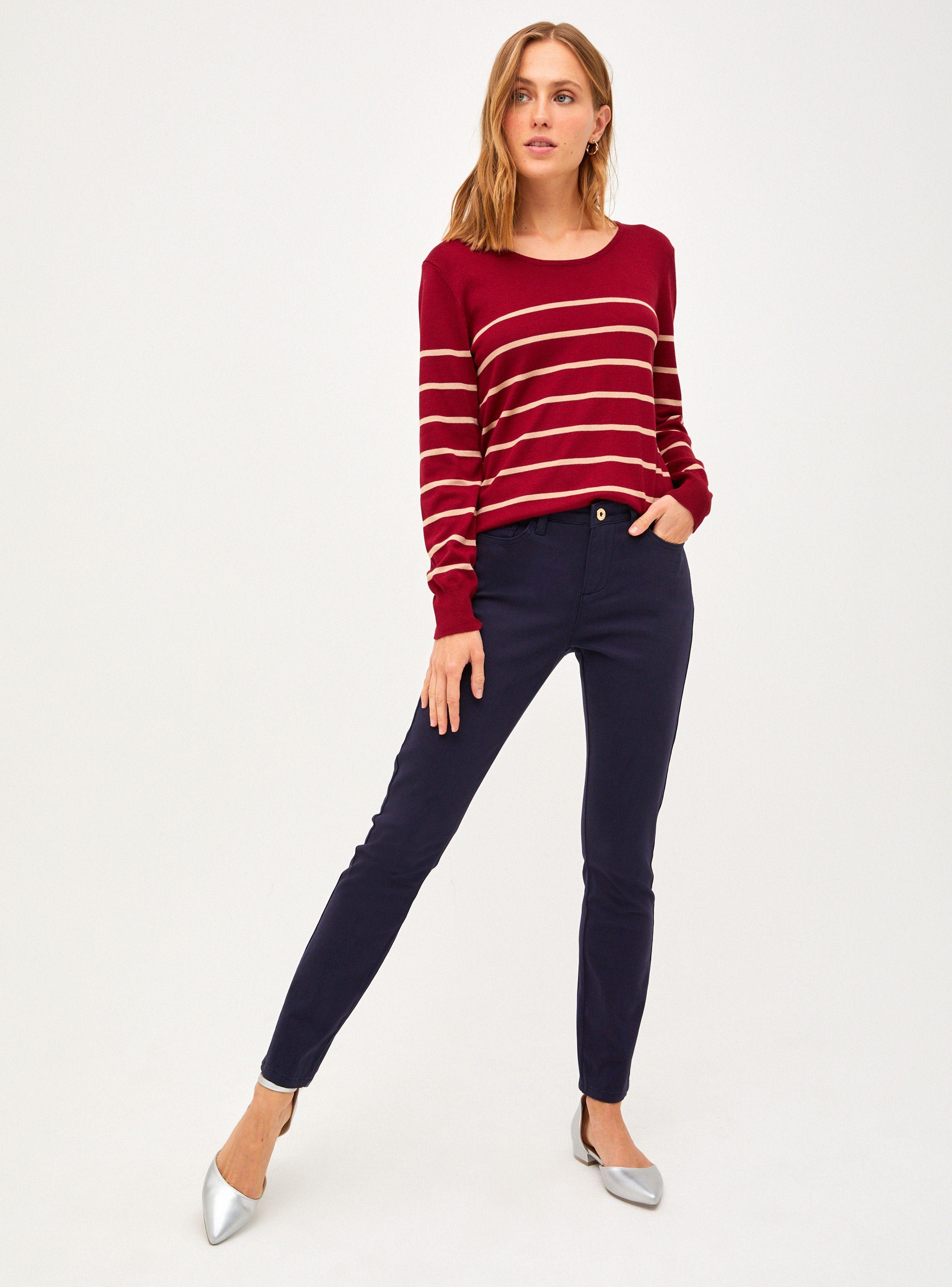 Pantalón Básico Color Skinny Fit-3