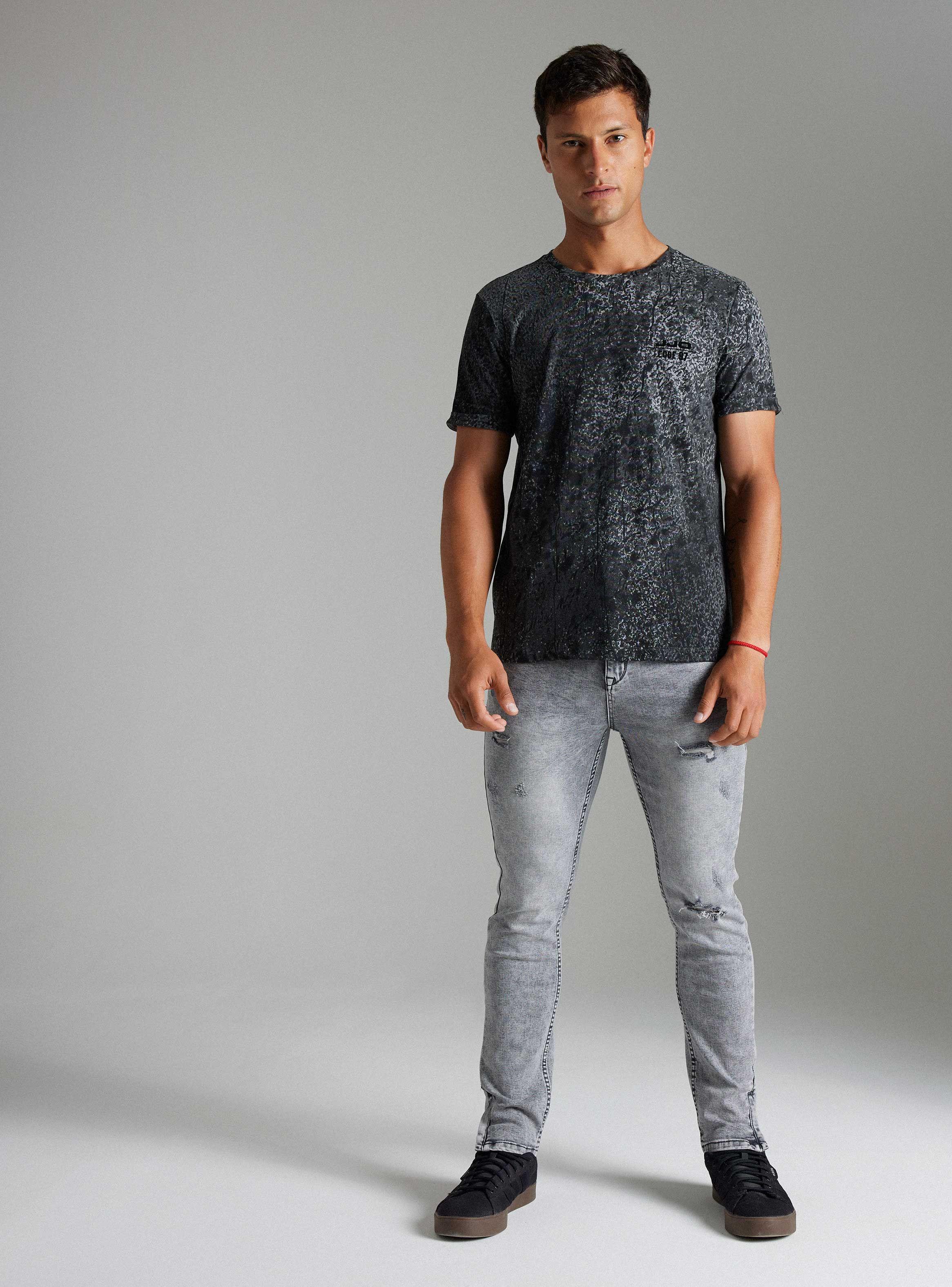 Polera Full Print Manchas Logo Terciopelo-4