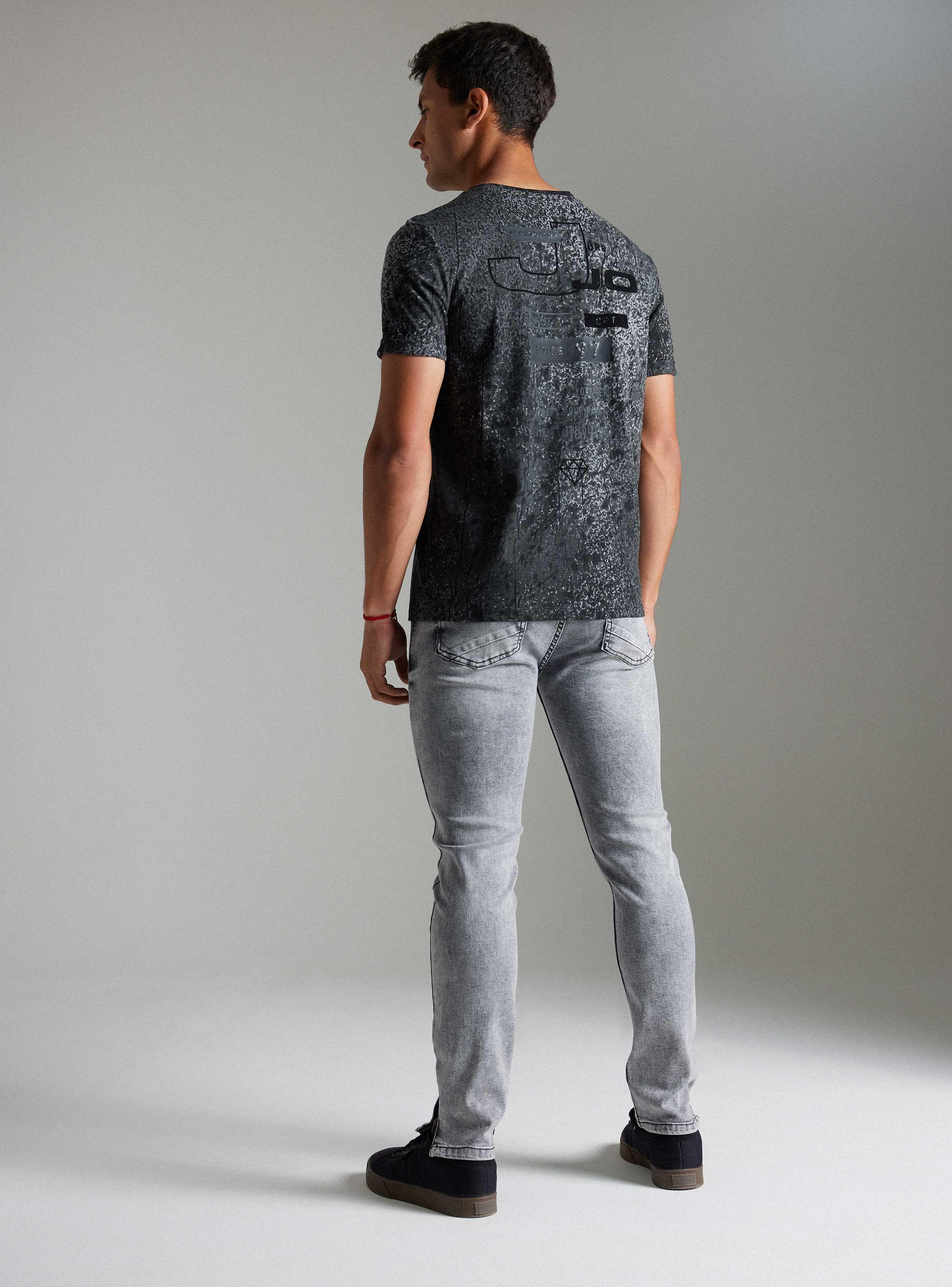 Polera Full Print Manchas Logo Terciopelo-5