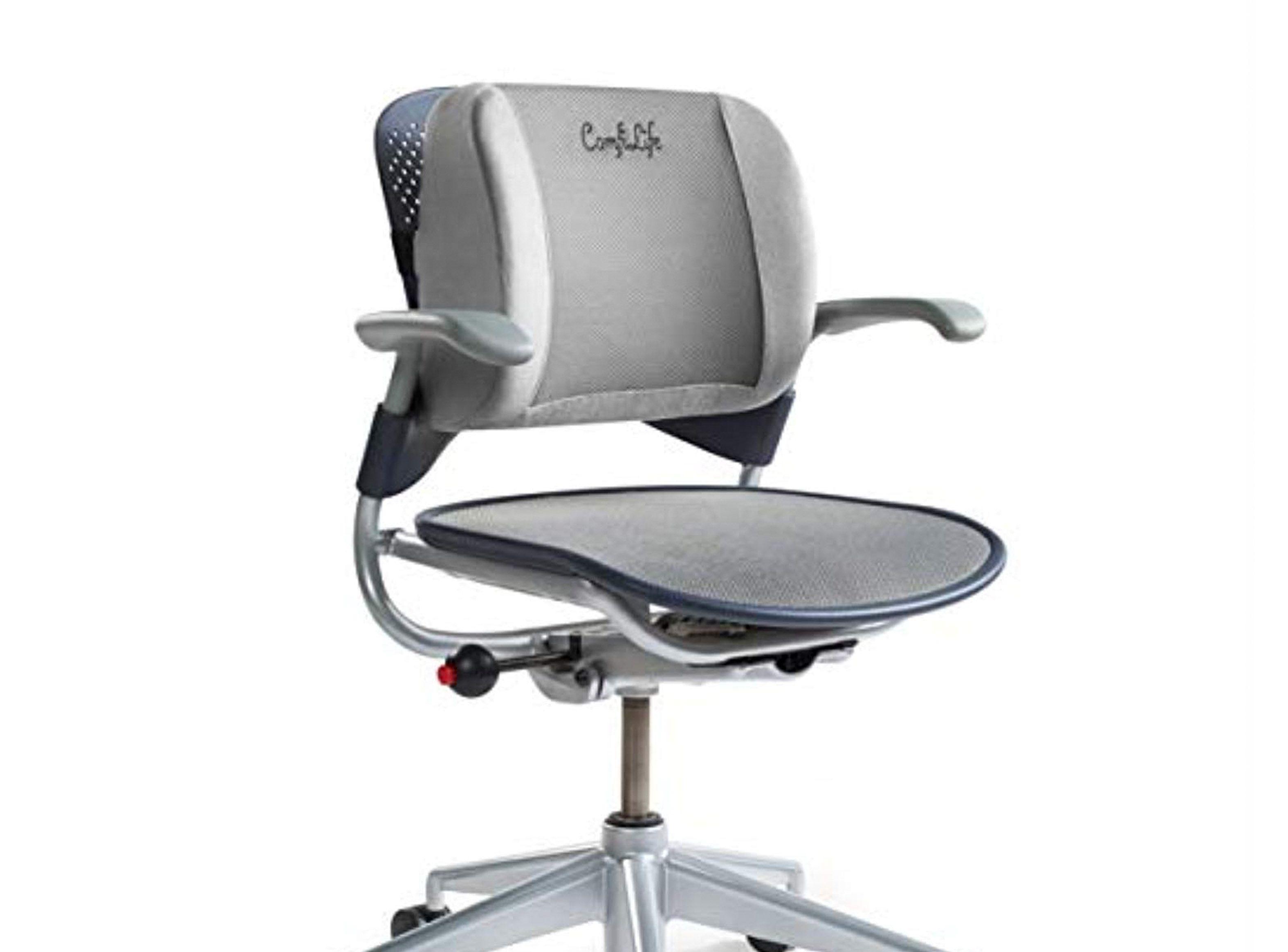 Almohada ComfiLife Ortopédica Respaldo Apoyo Lumbar Gris-2