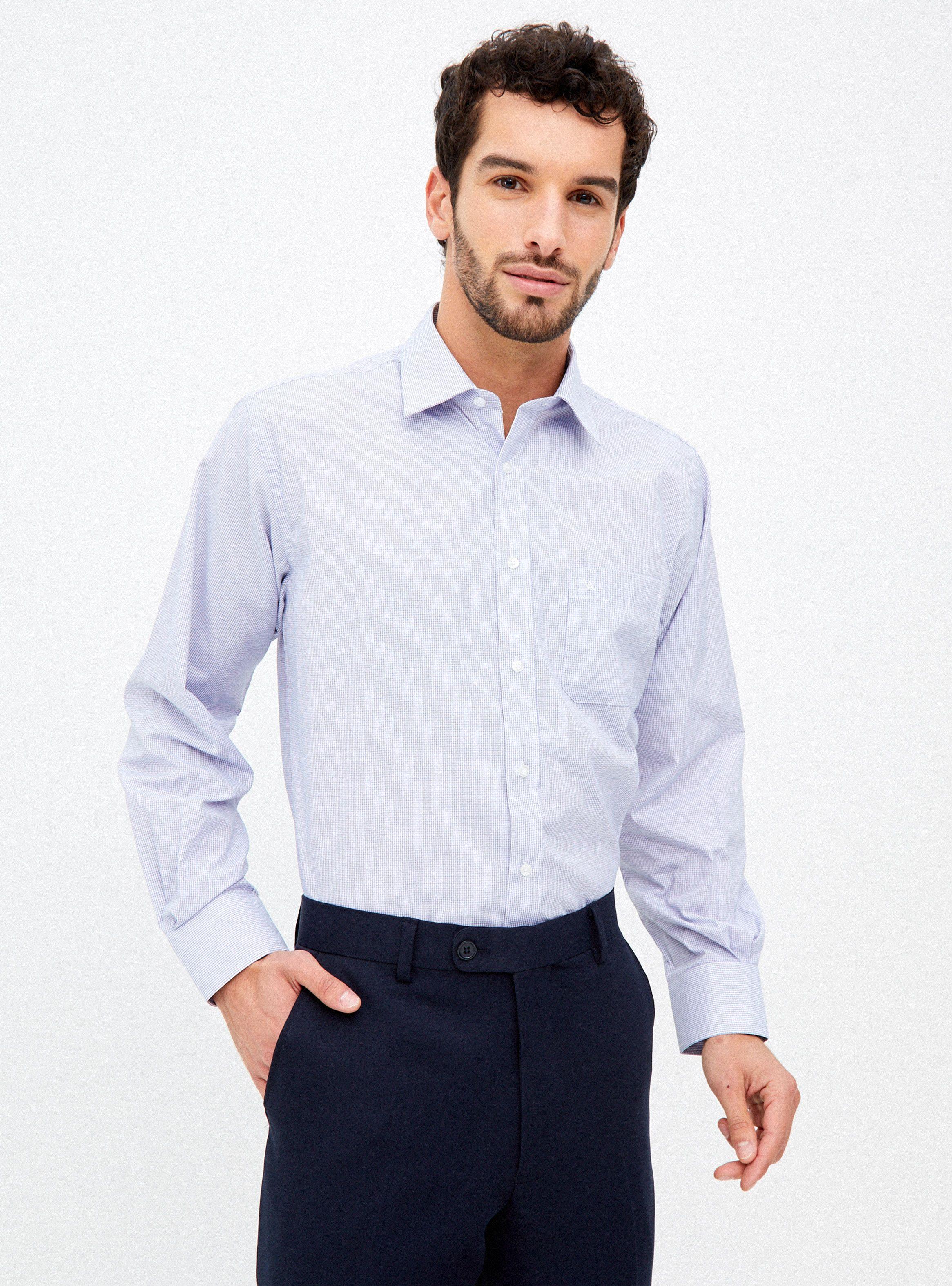 Camisa de Vestir Formal Fantasía Regular Fit-0