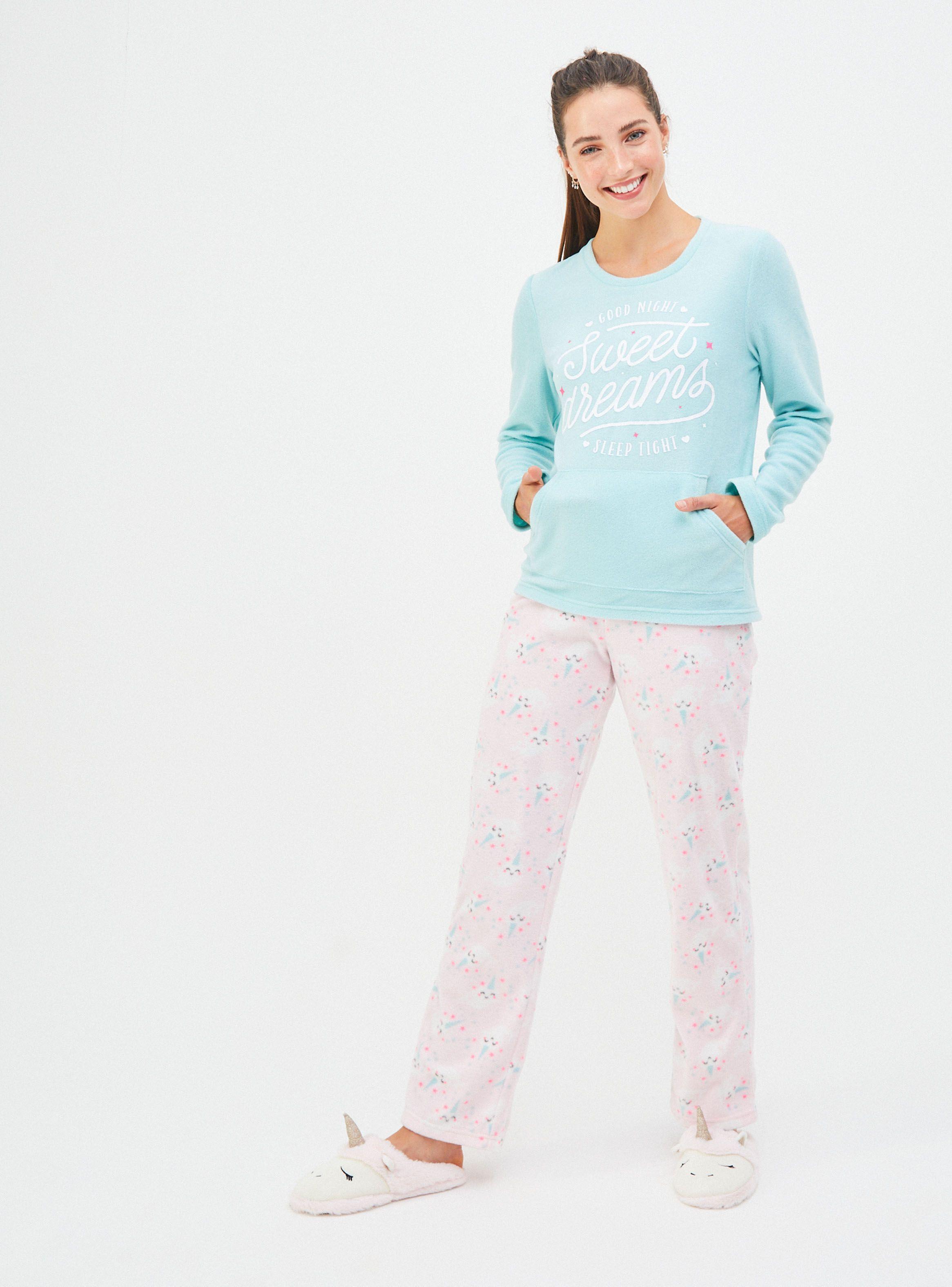 Pijama Opposite Polar de Mujer Pantalón Recto Opposite-0