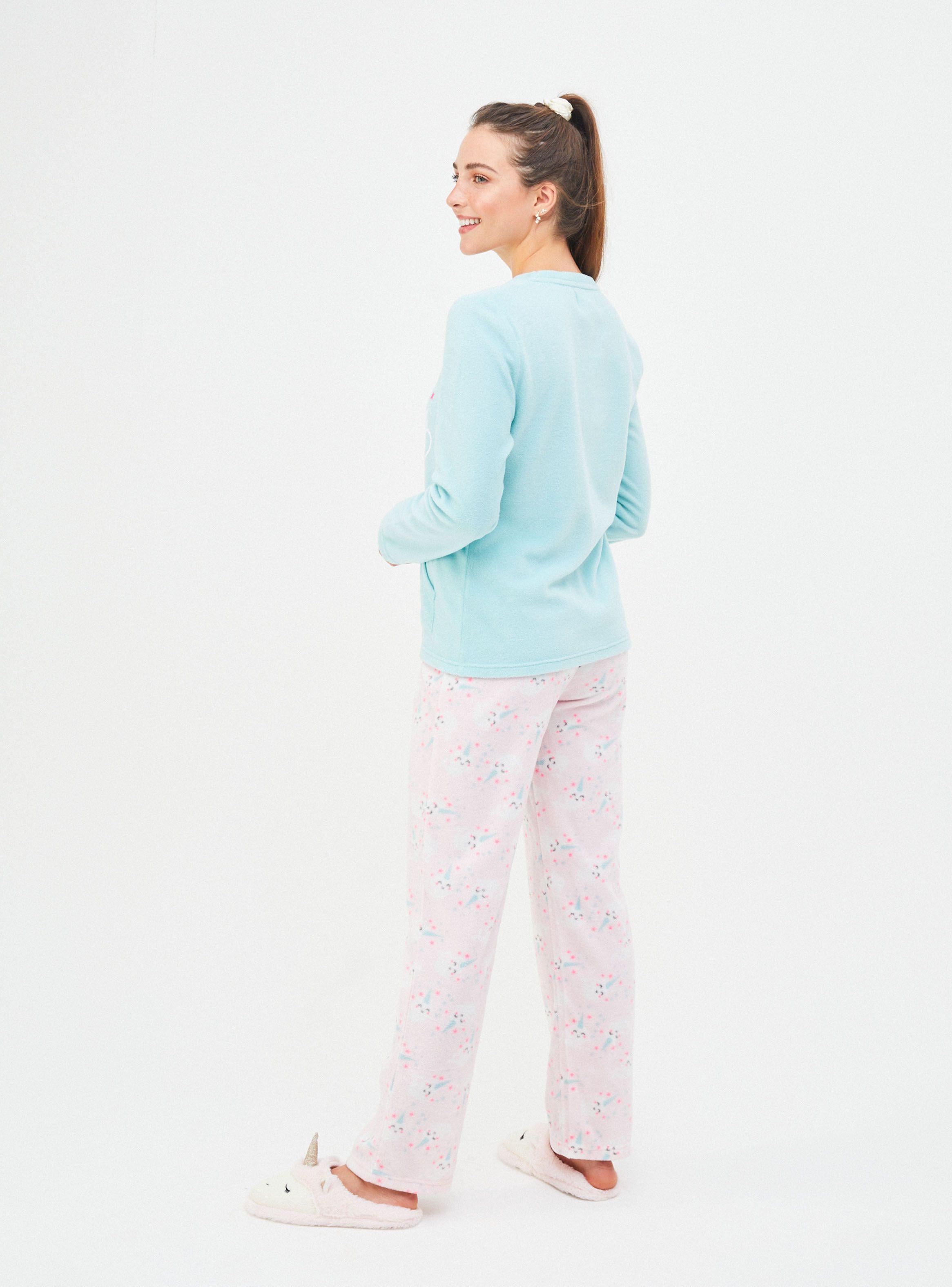 Pijama Opposite Polar de Mujer Pantalón Recto Opposite-1