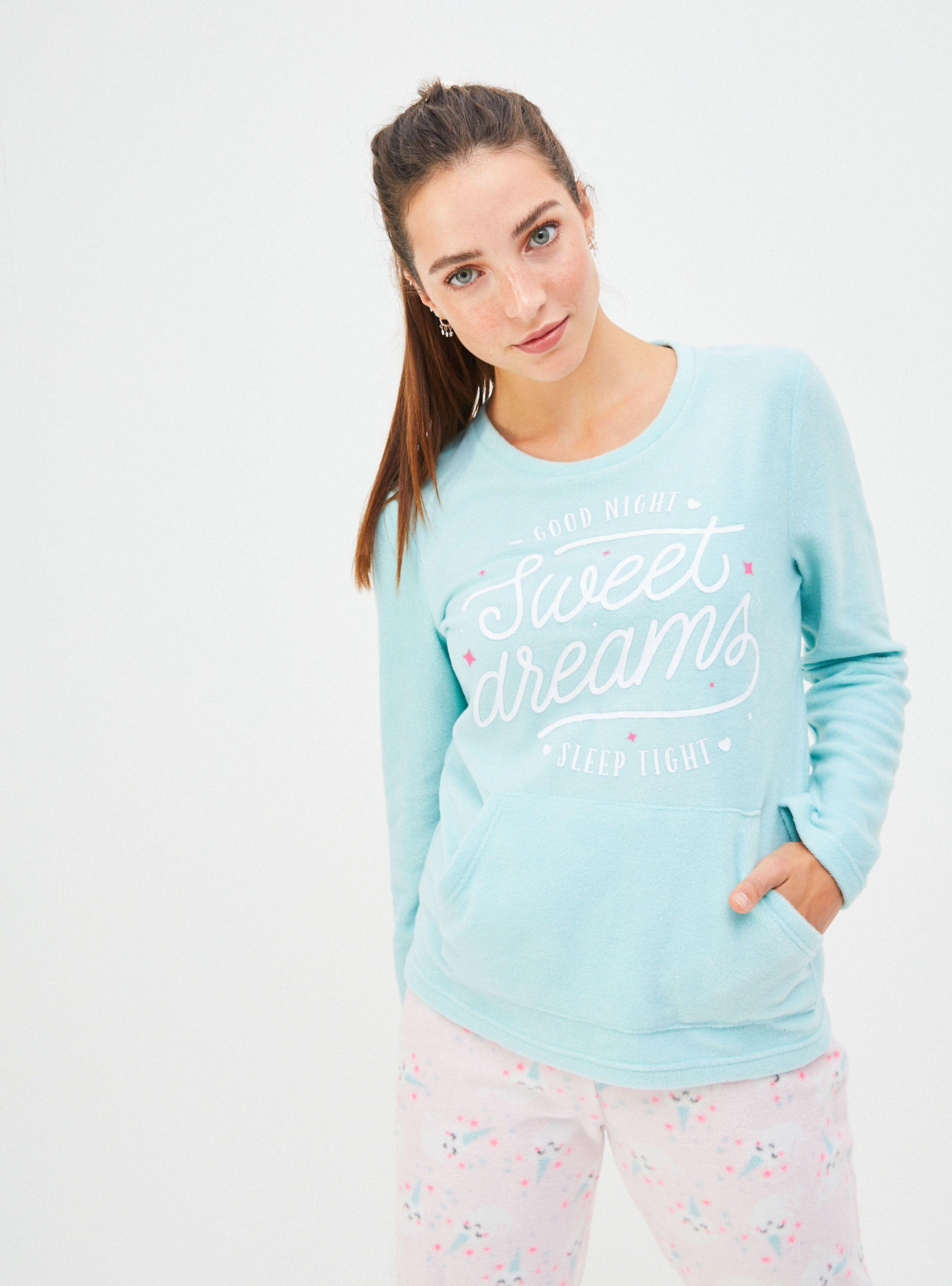 Pijama Opposite Polar de Mujer Pantalón Recto Opposite-2