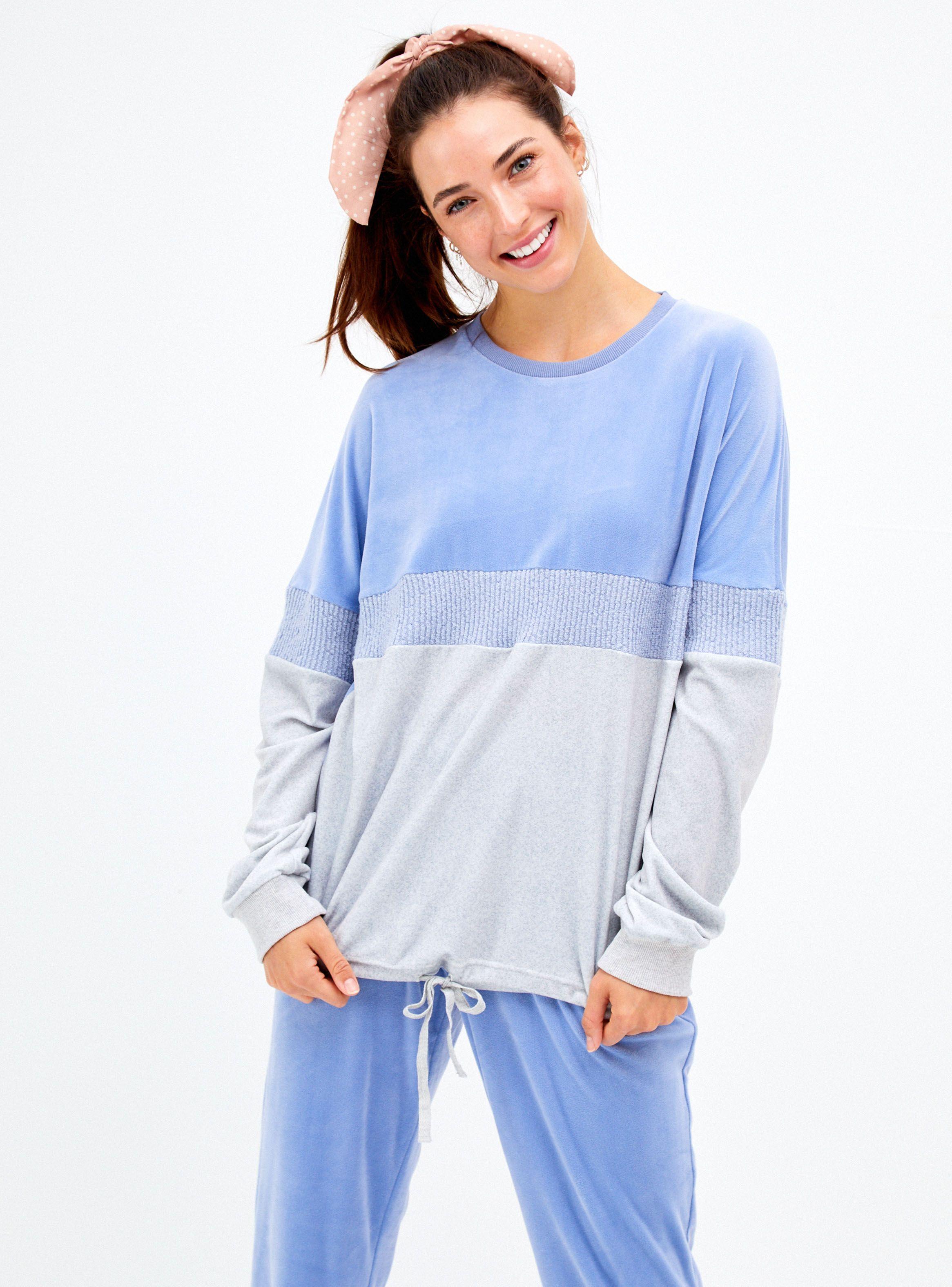 Pijama Polar Velour Mujer Opposite-2
