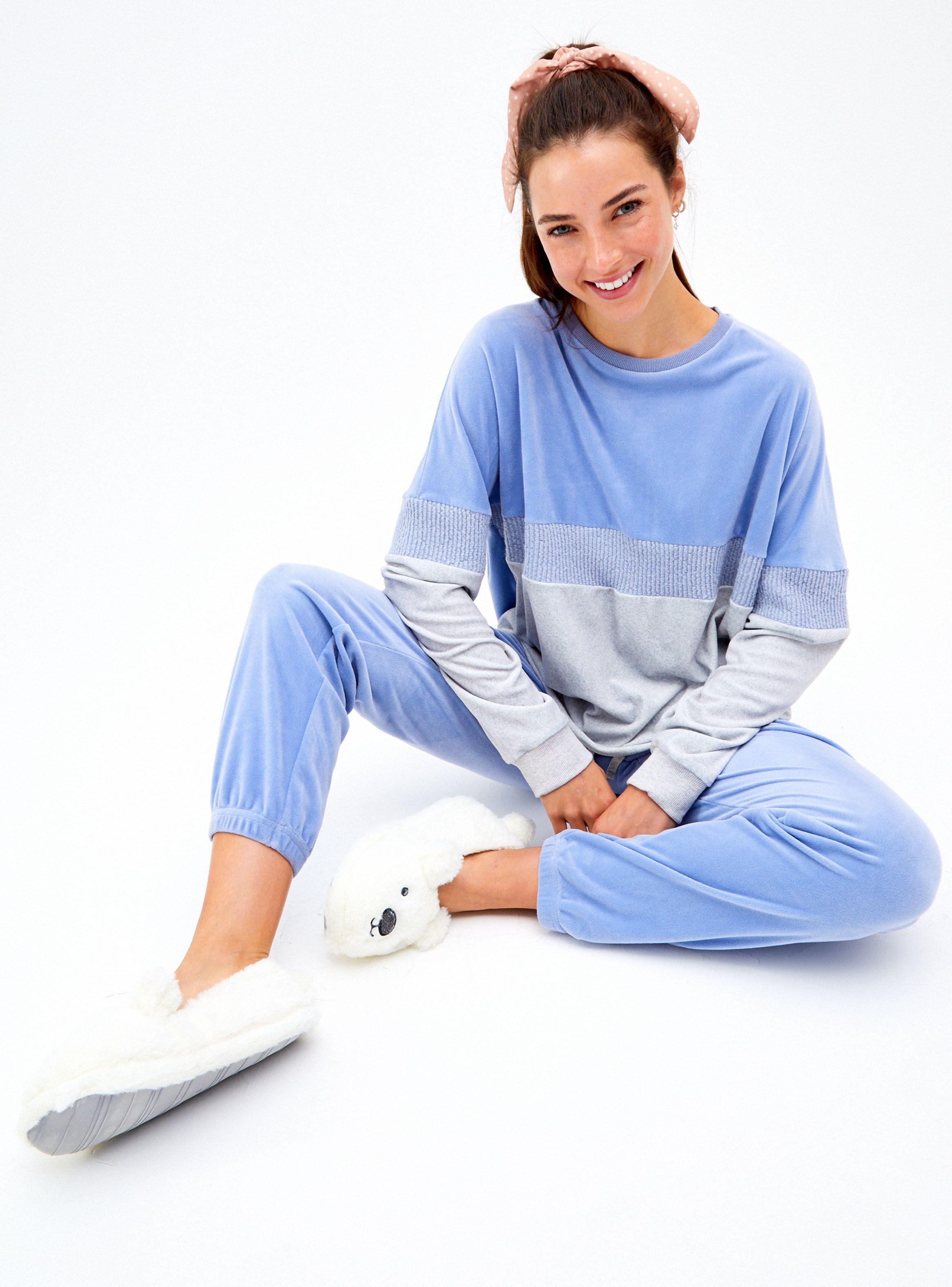 Pijama Polar Velour Mujer Opposite-0