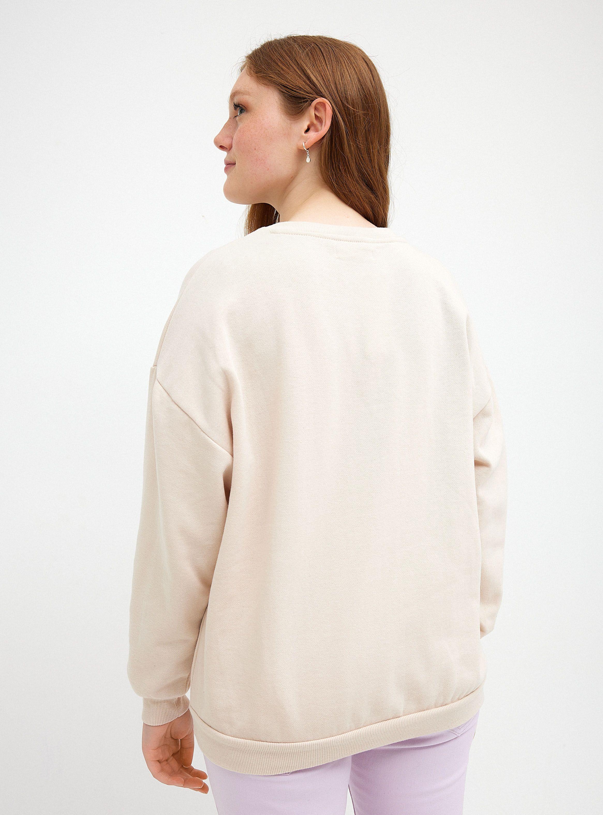 Polerón Oversize Estamapado Frontal Retro-1