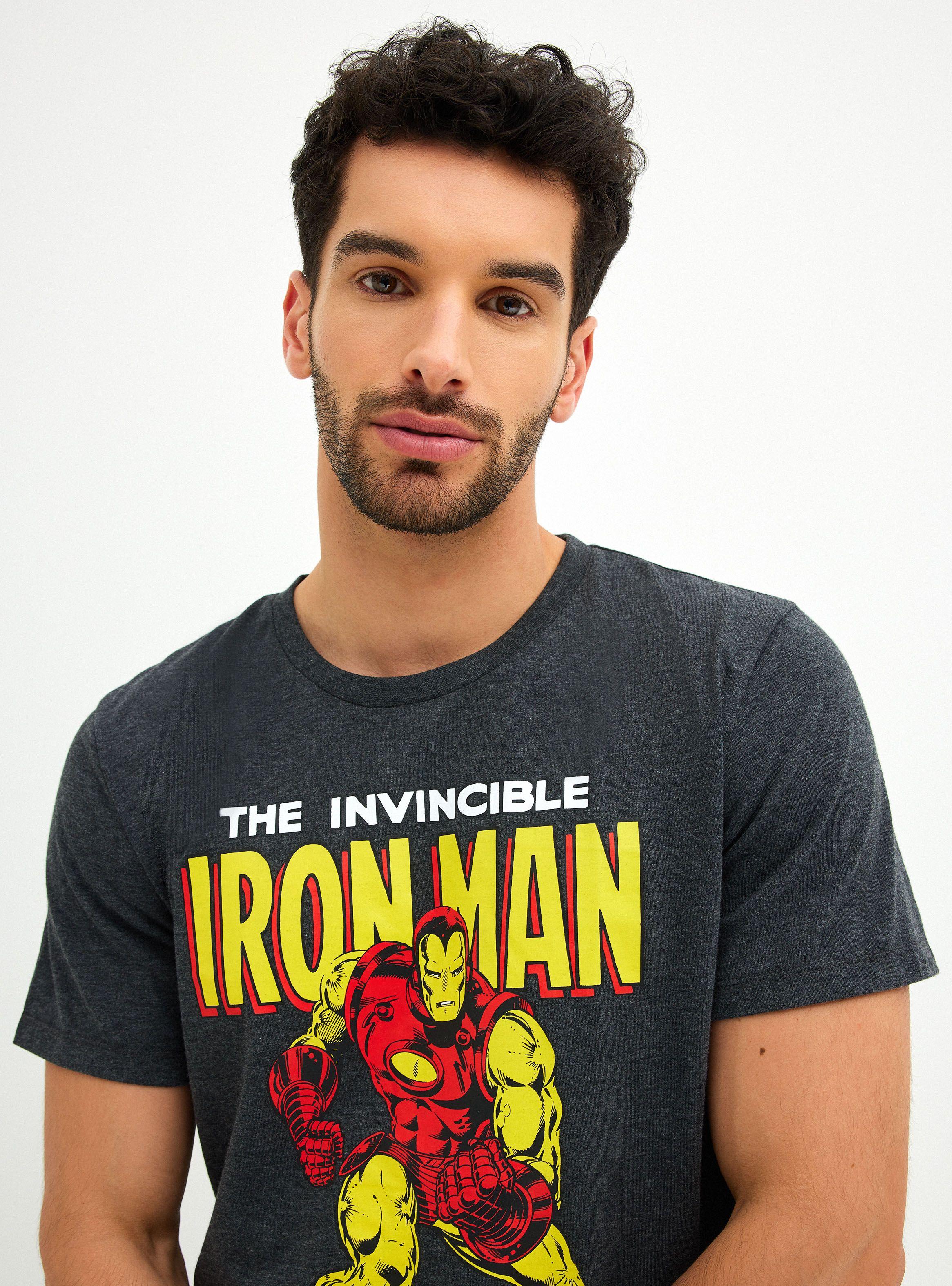 Pijama Estampado Iron Man Hombre-2