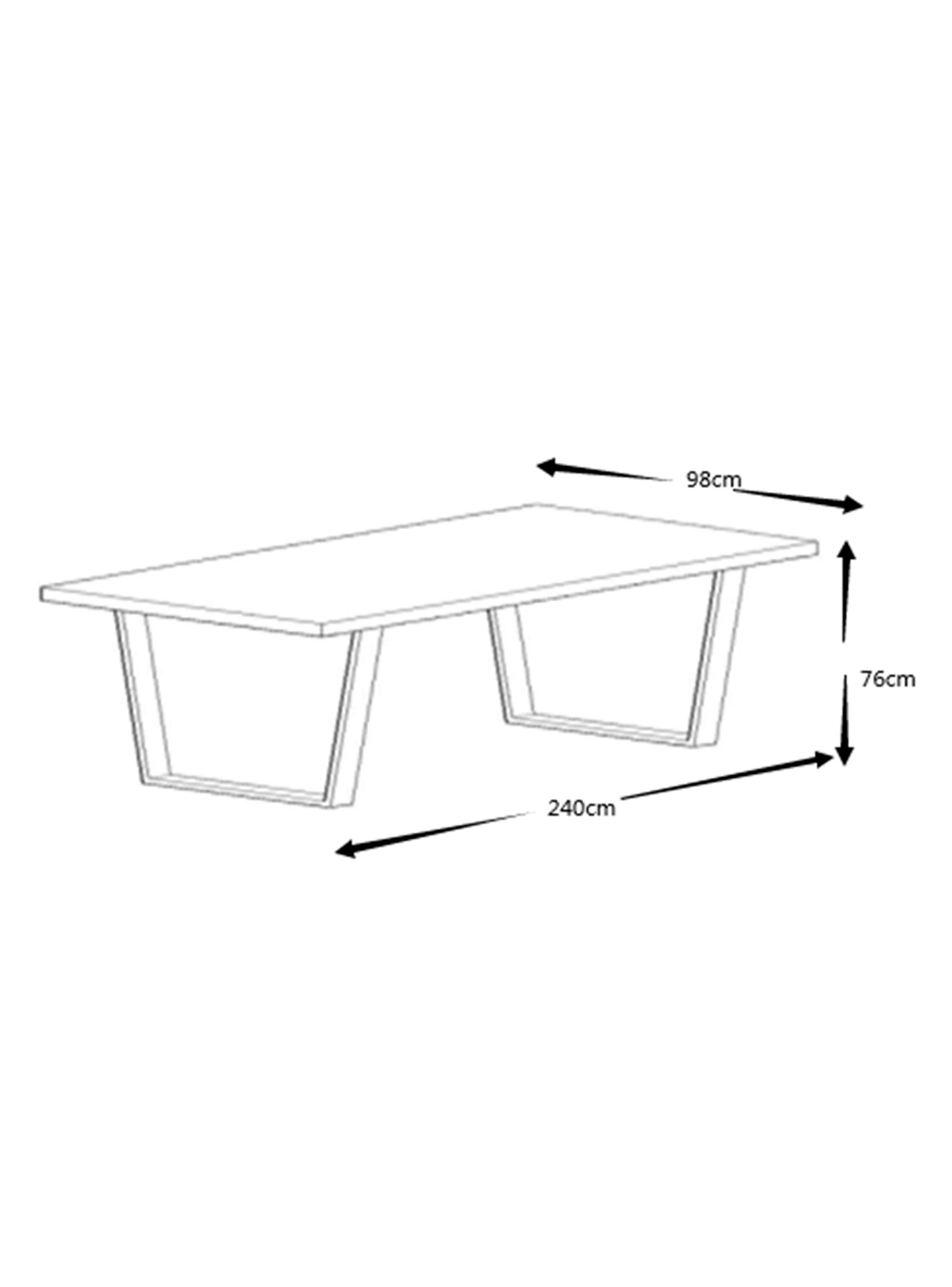 Mesa de Comedor Meraki 240 x 98 cm-2