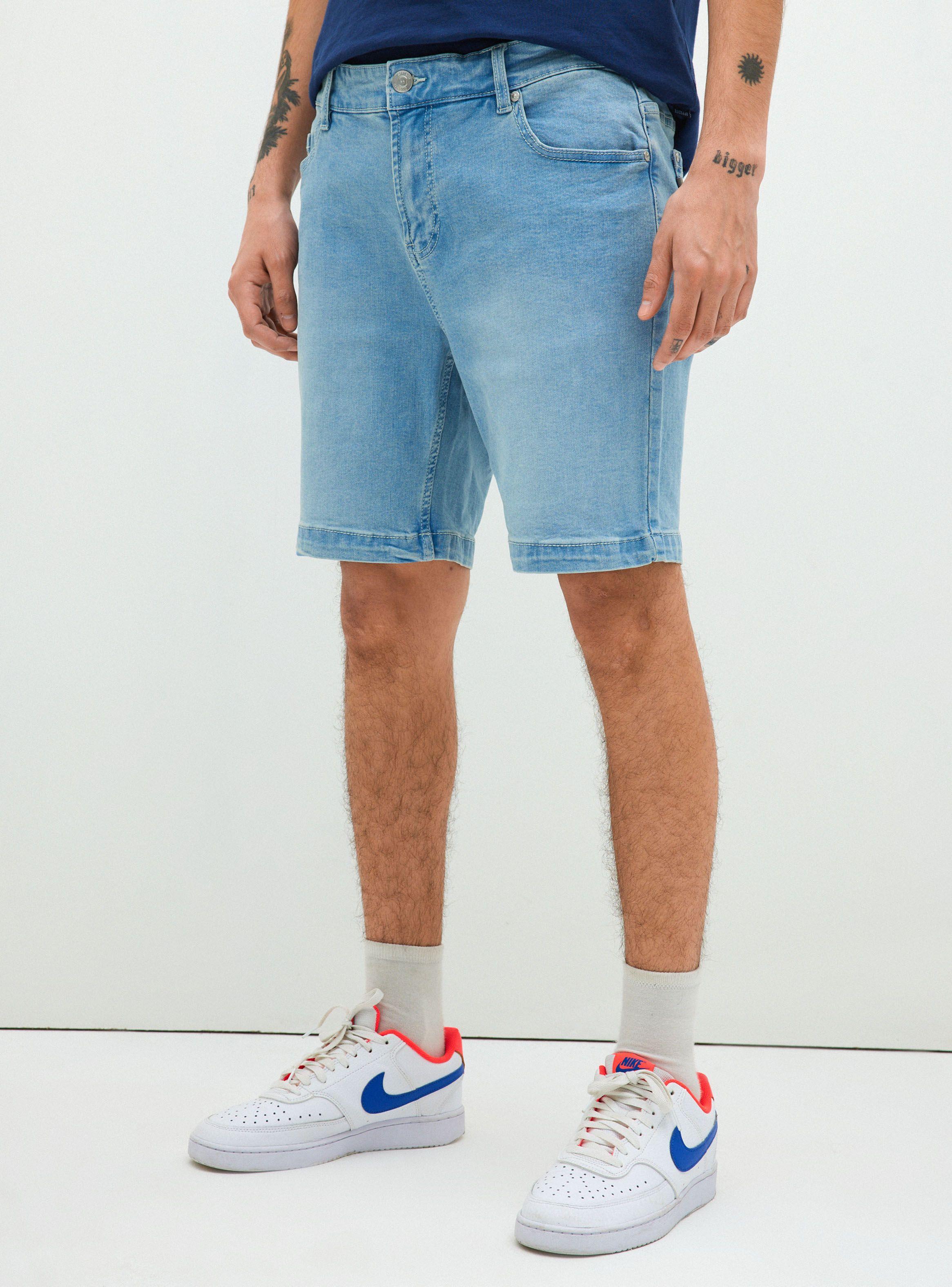 Bermuda Jeans Liso Comfort Fit-0