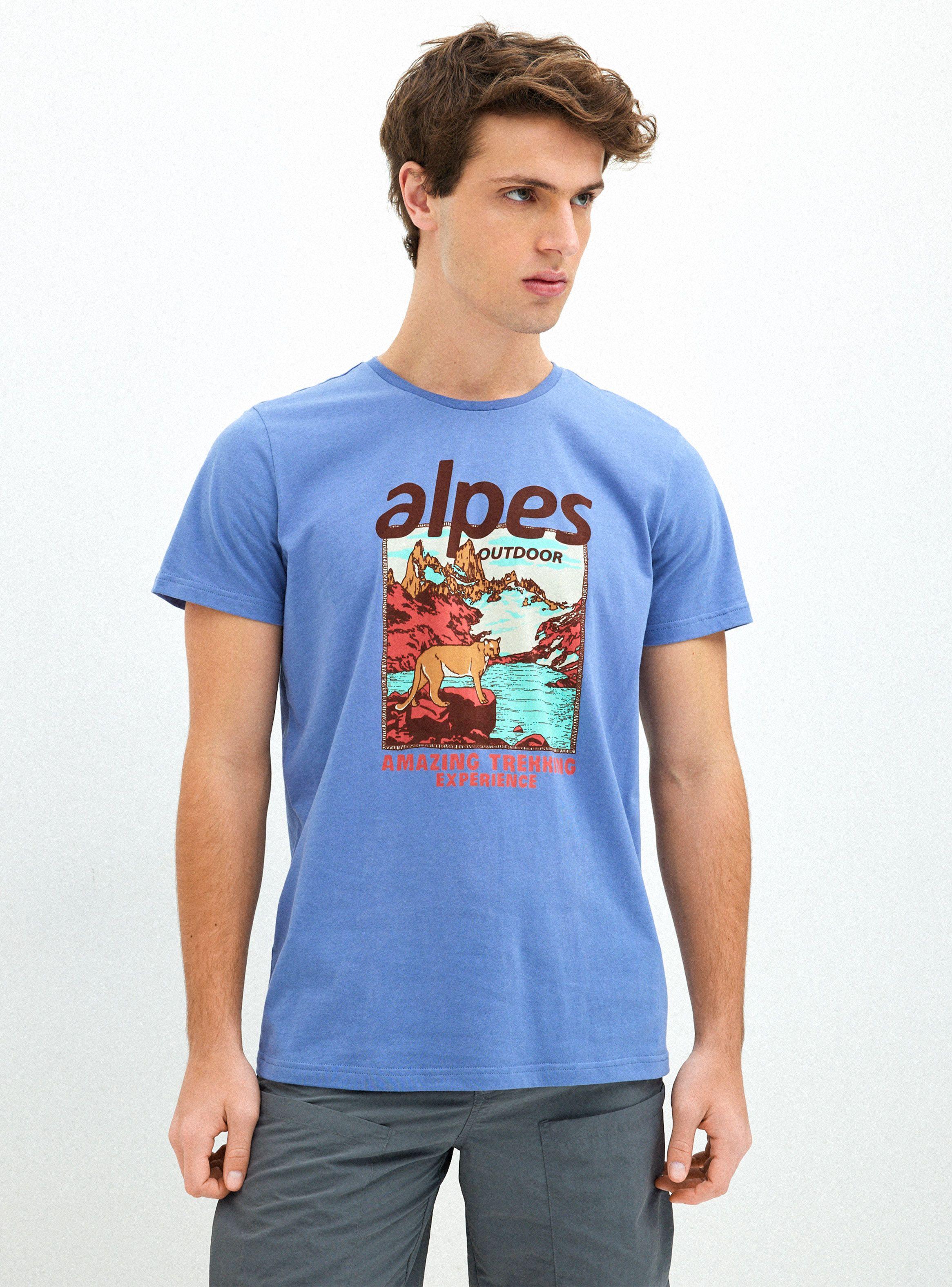 Polera Estampado Algodón Hombre-0