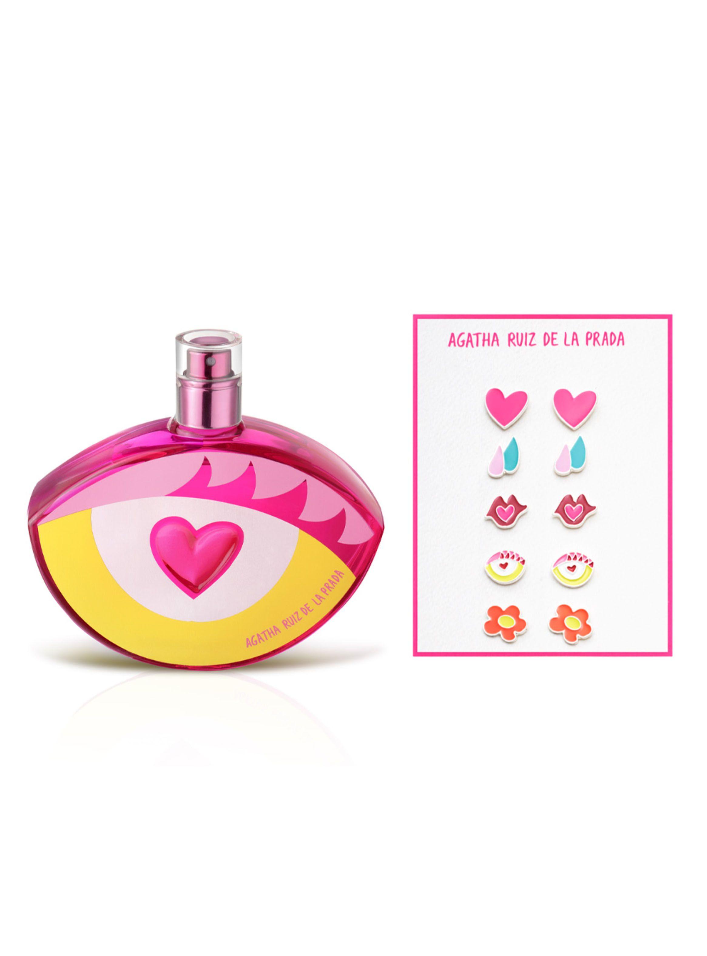 Set Perfume Look EDT Mujer 80 ml + Set de Aros Metálicos-0