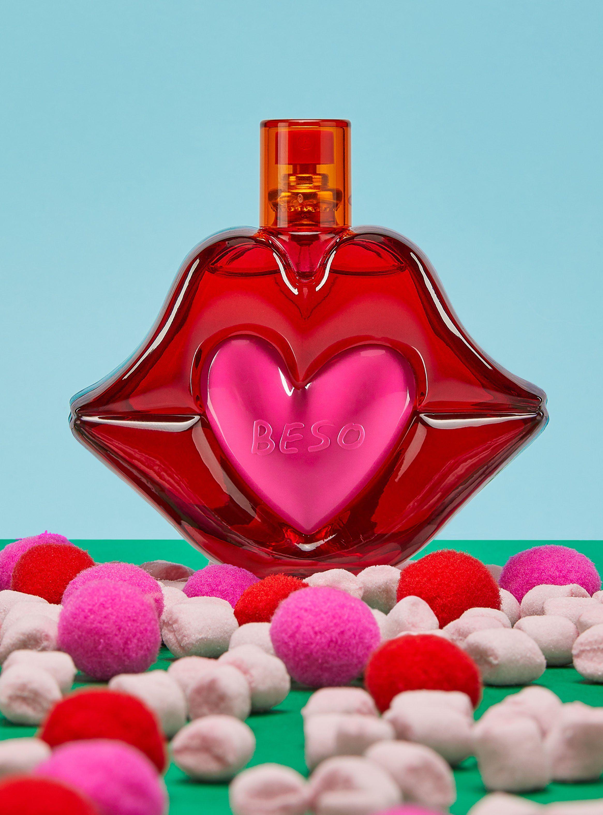 Set Perfume Beso EDT Mujer 100 ml + Set de Aros Metálicos-4