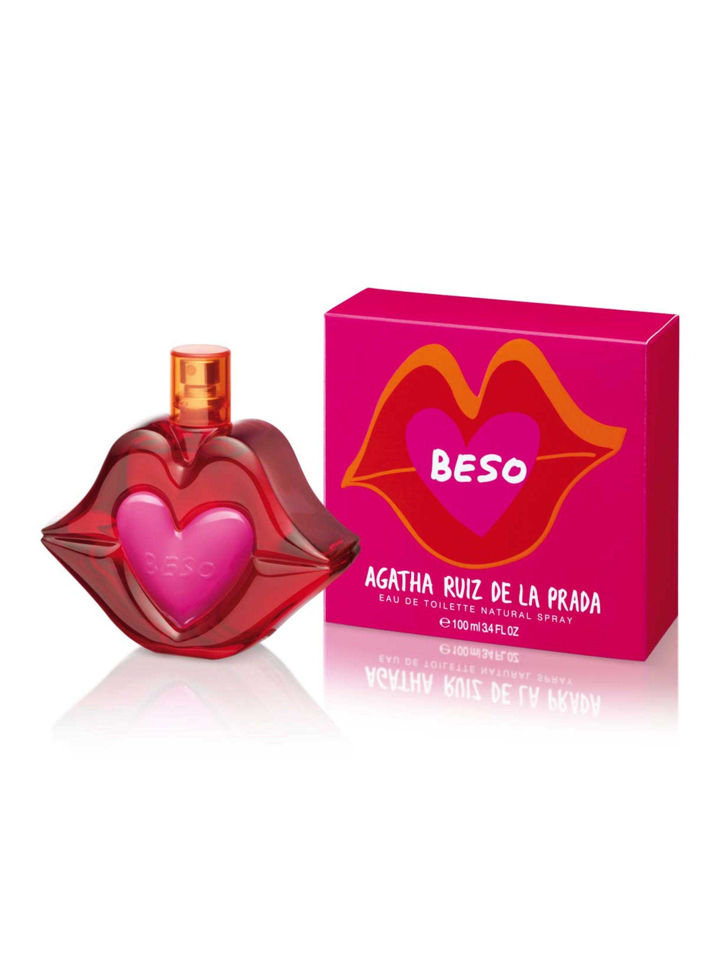 Set Perfume Beso EDT Mujer 100 ml + Set de Aros Metálicos-3