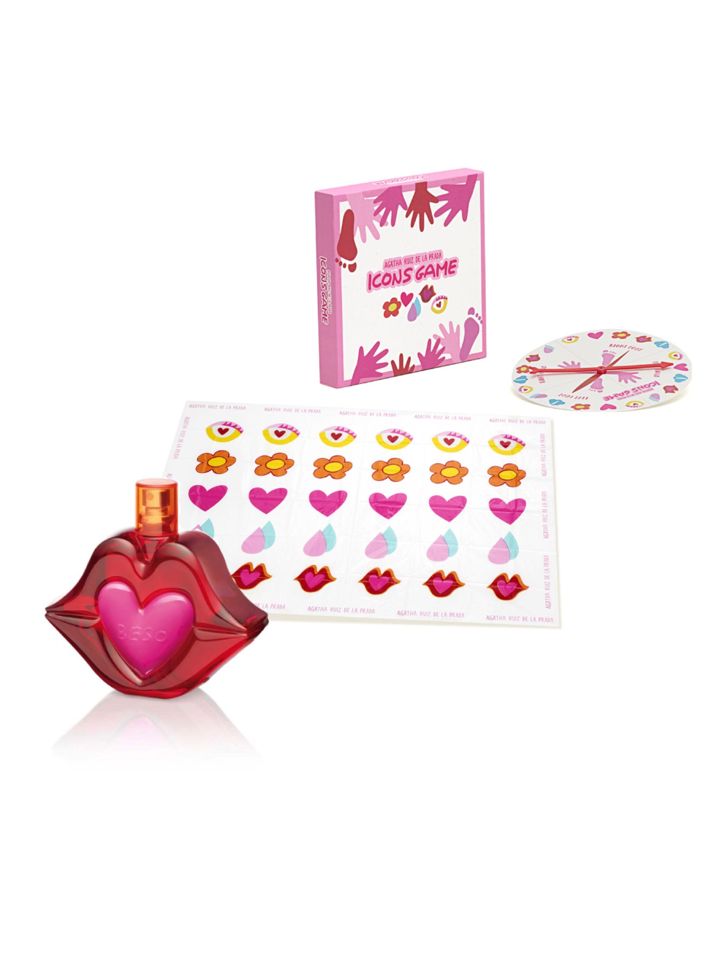 Set Perfume Beso EDT Mujer 100 ml + Juego Icons Game-0
