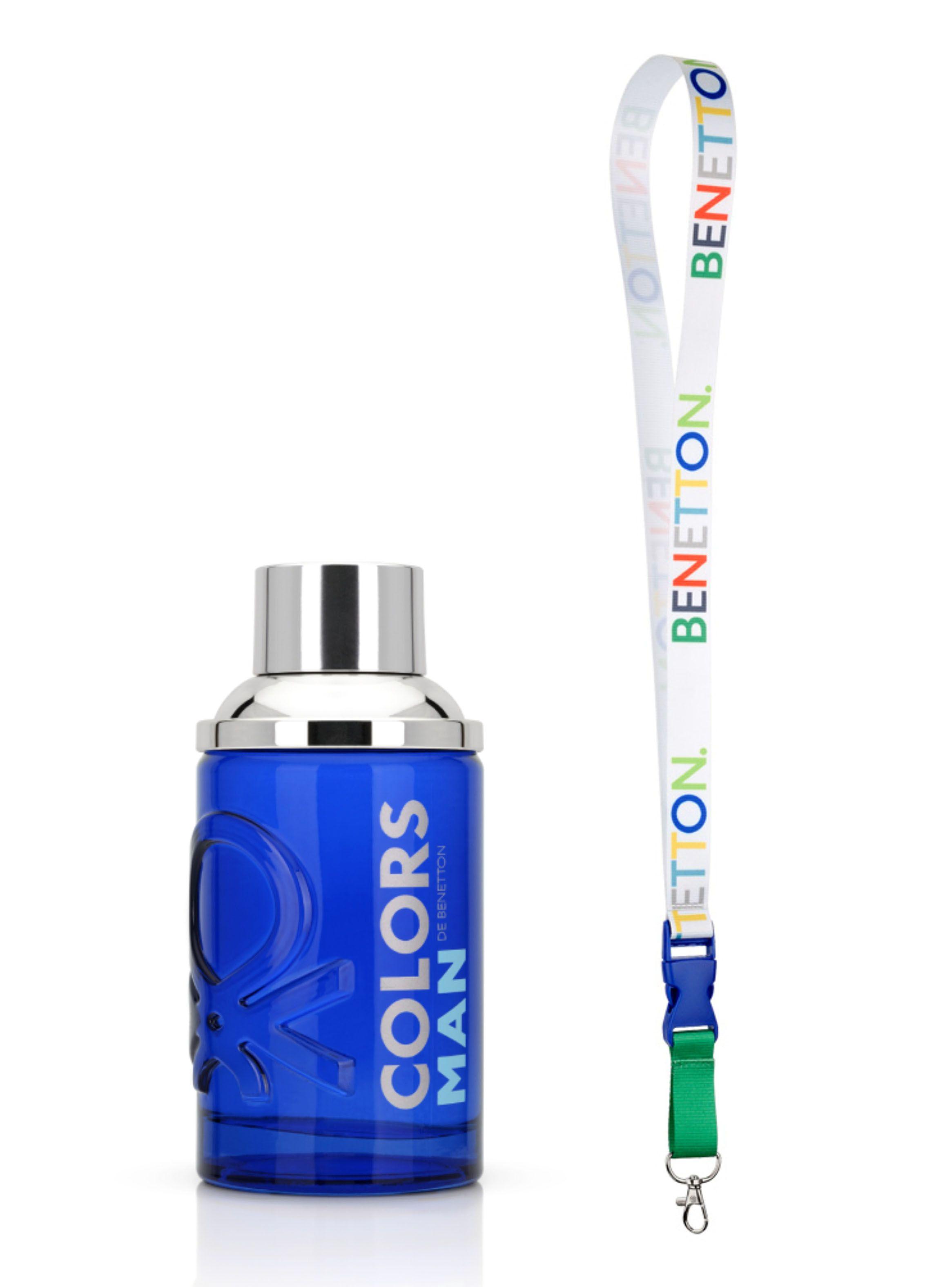 Set Perfume Colors Man Blue EDT 100 ml + Porta Llaves-0