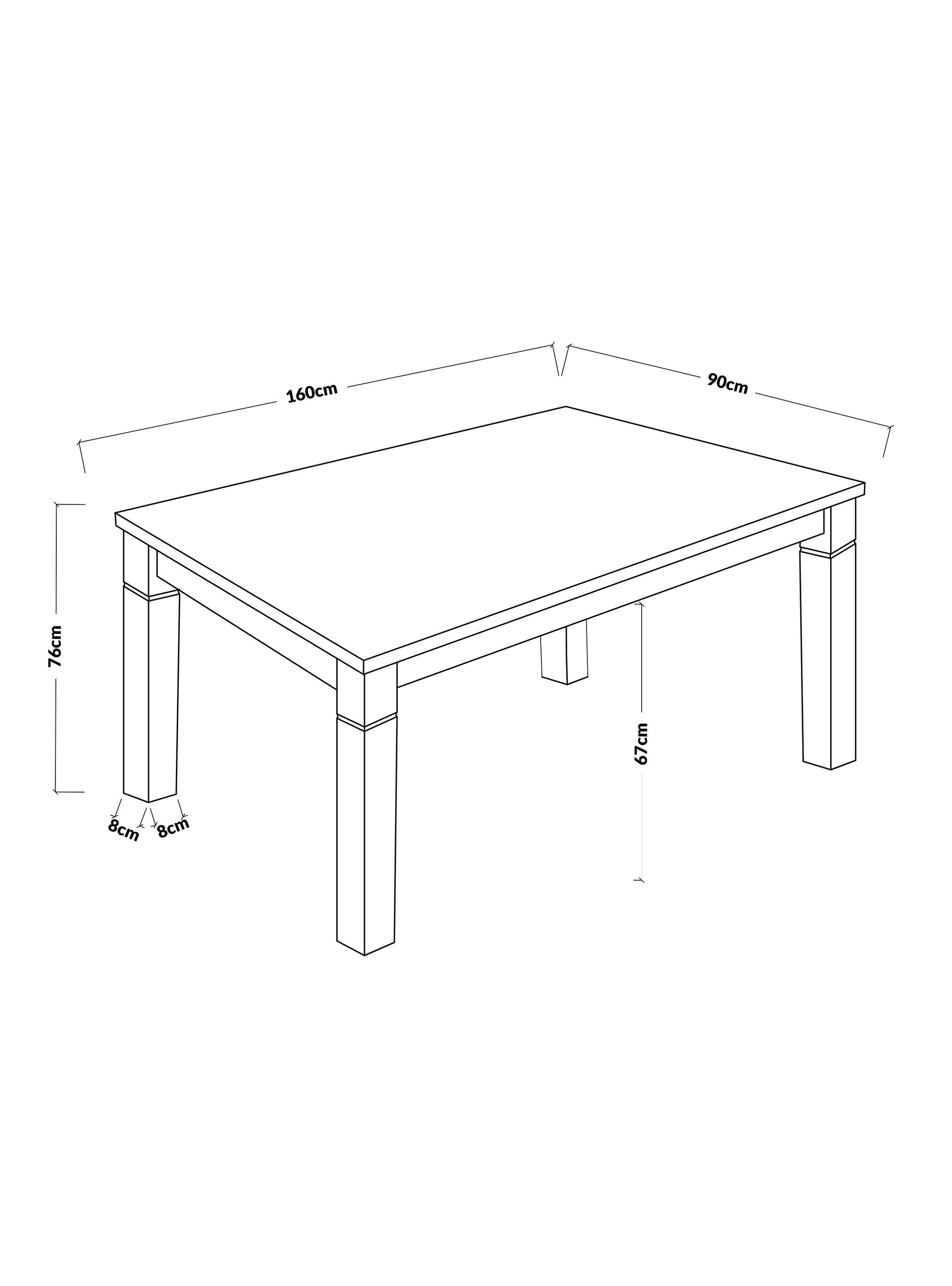 Juego de Comedor Capri 4 Sillas + 2 Sitiales-2