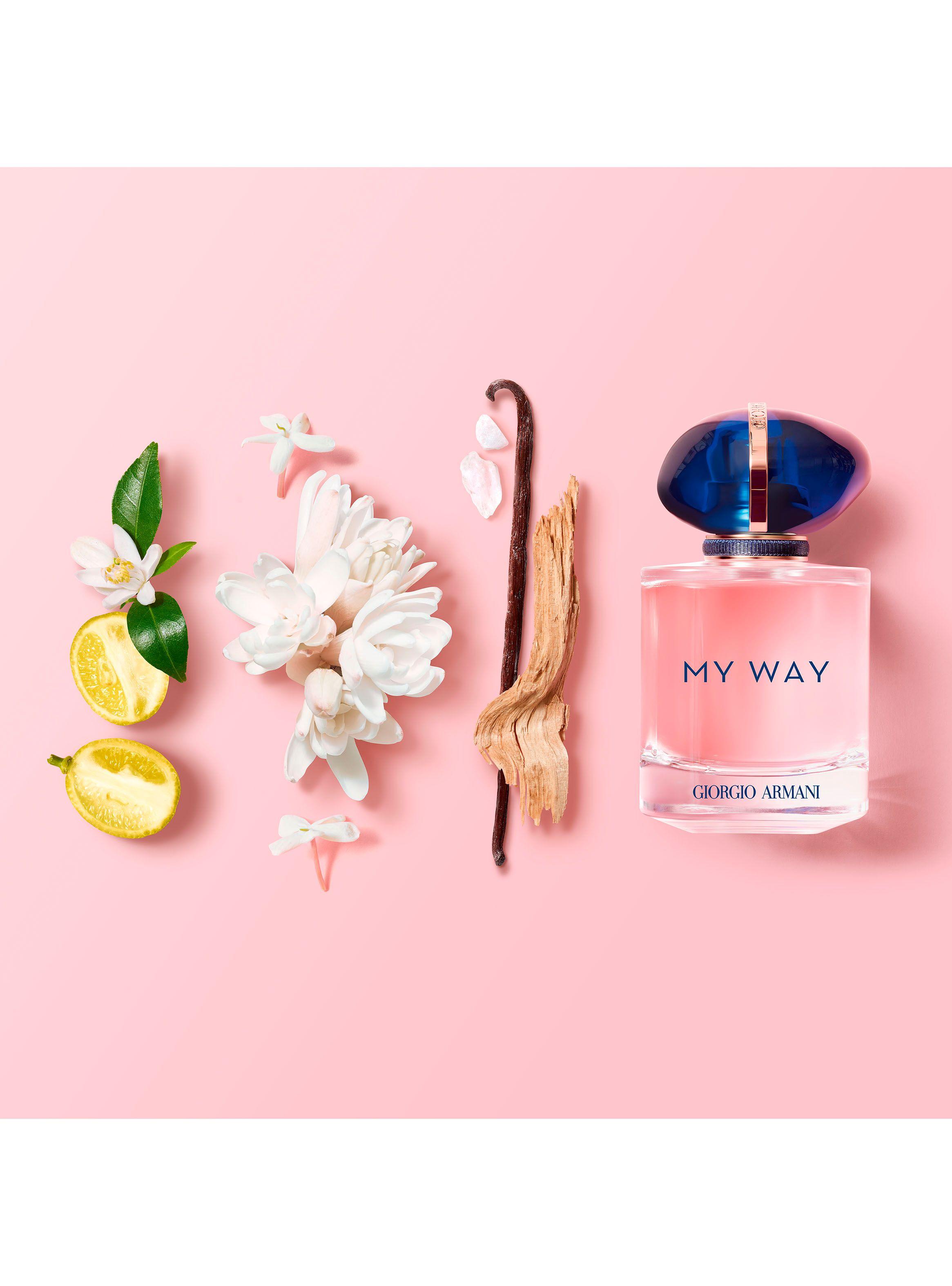 Set de Perfume Mujer My Way EDP 90 ml + 15 ml + Nude pouch-3