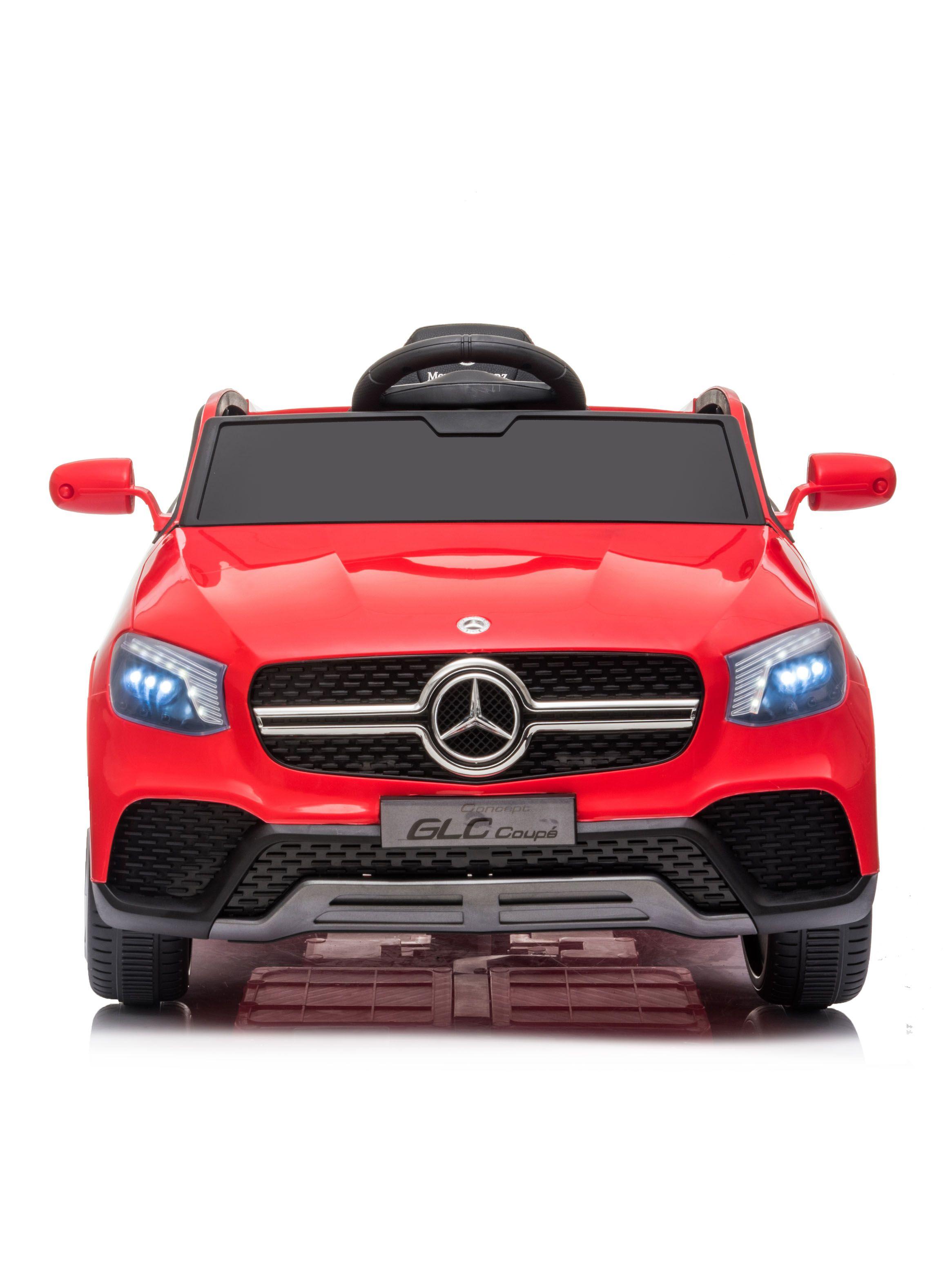 Auto a Control Mercedes Coupe Batería 12V Rojo-3
