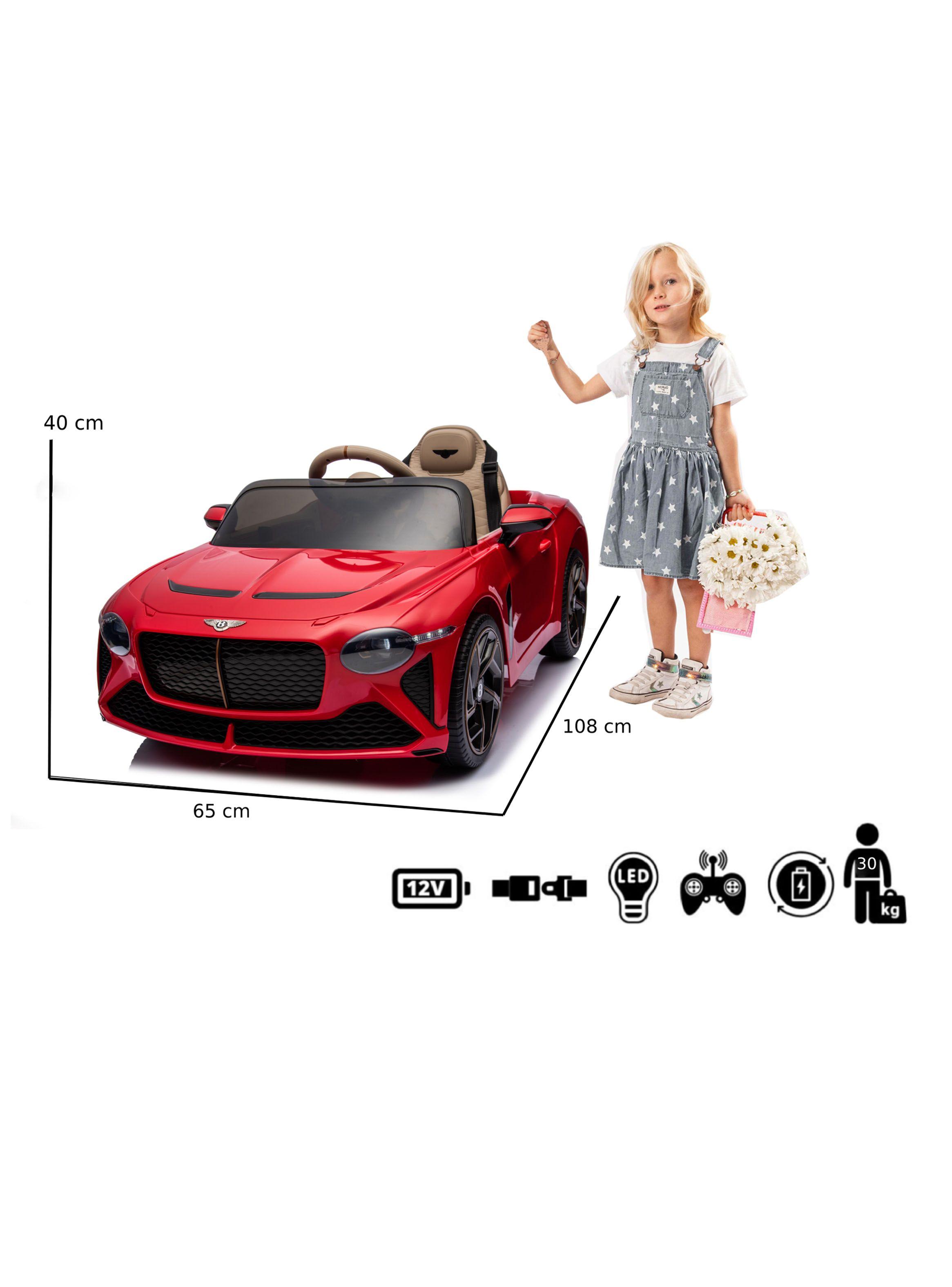 Auto a Control Remoto Bentley Balacar 12V Rojo-1