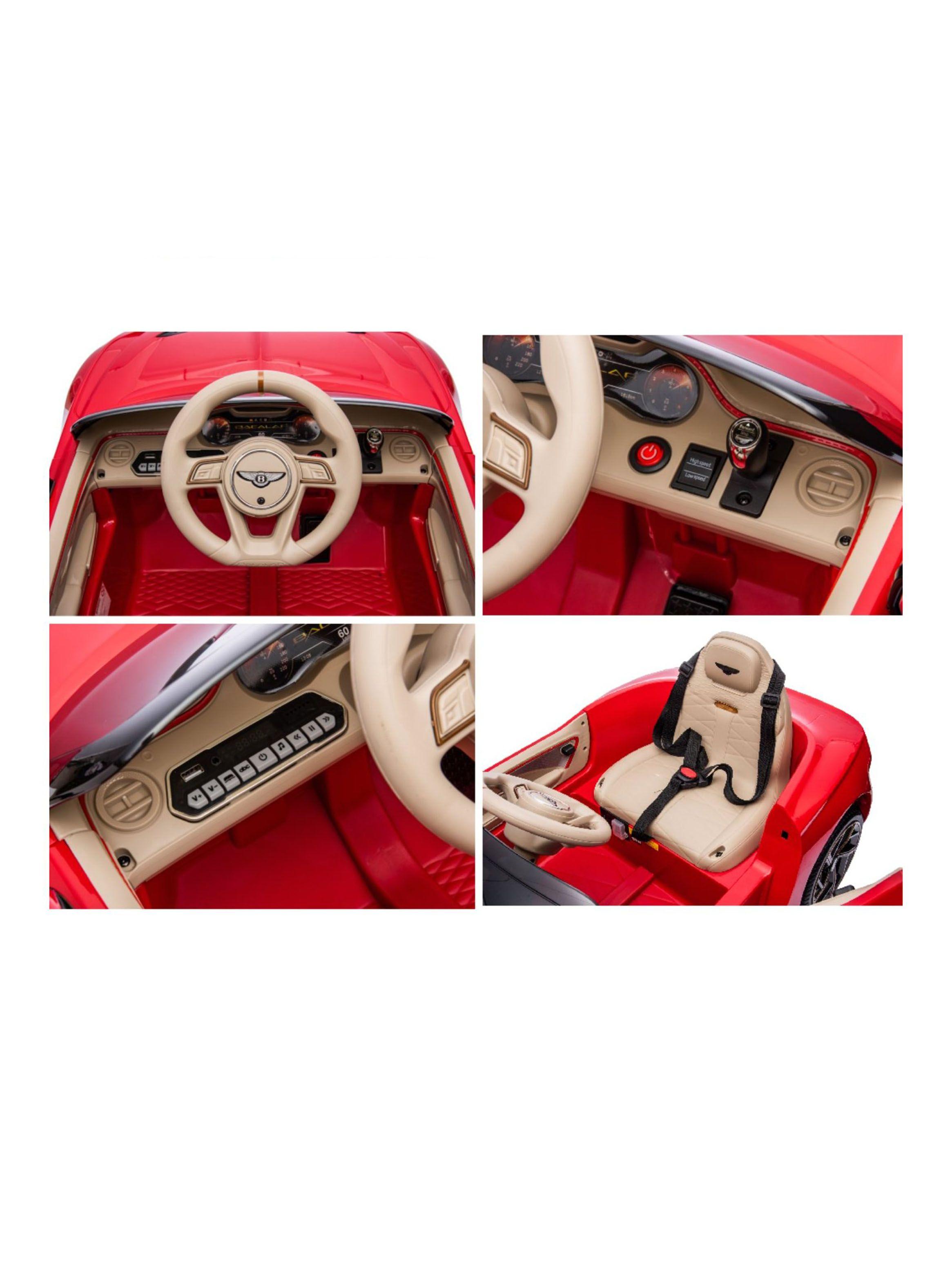 Auto a Control Remoto Bentley Balacar 12V Rojo-4