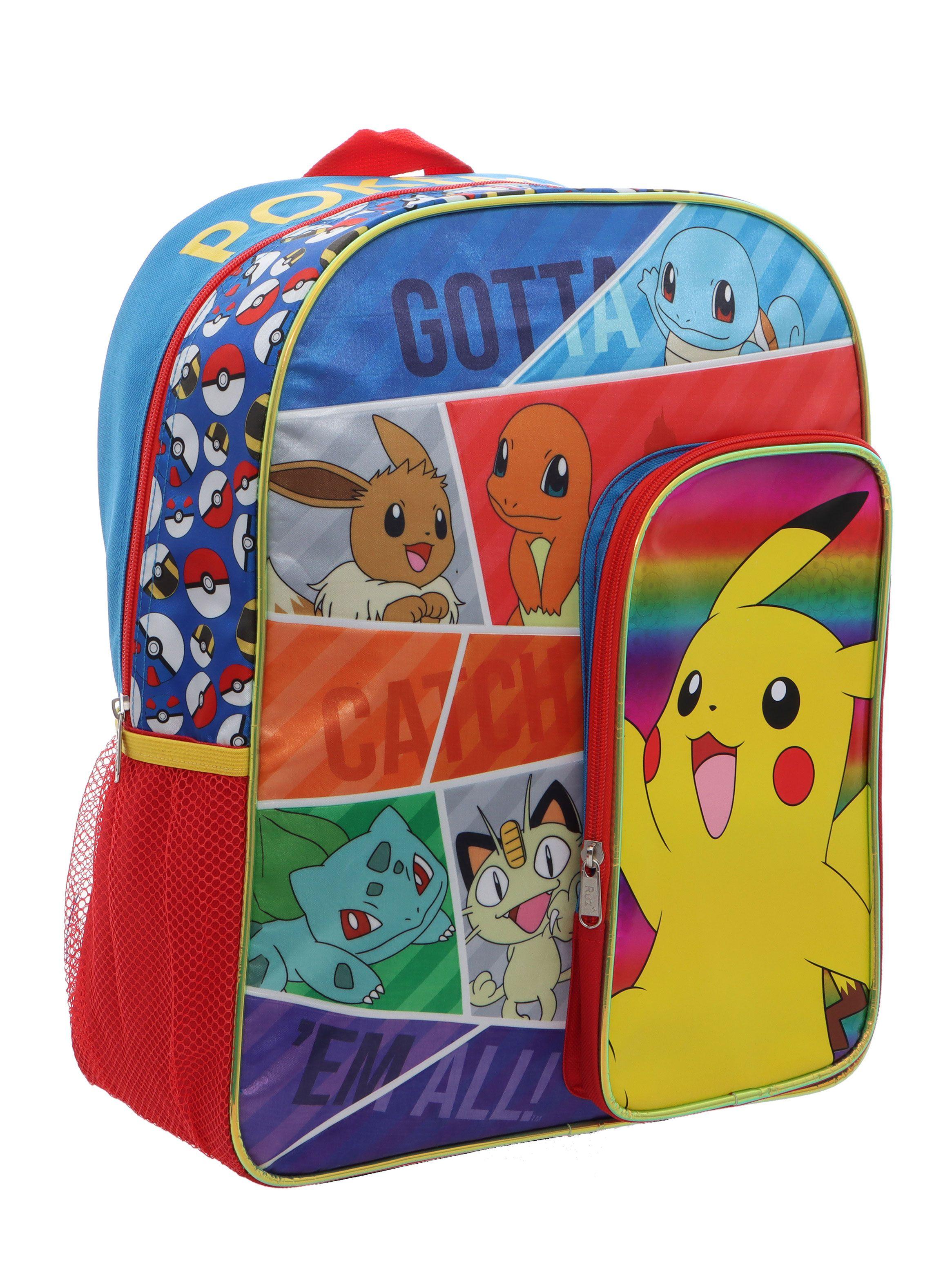 Mochila Pikachu Azul-2