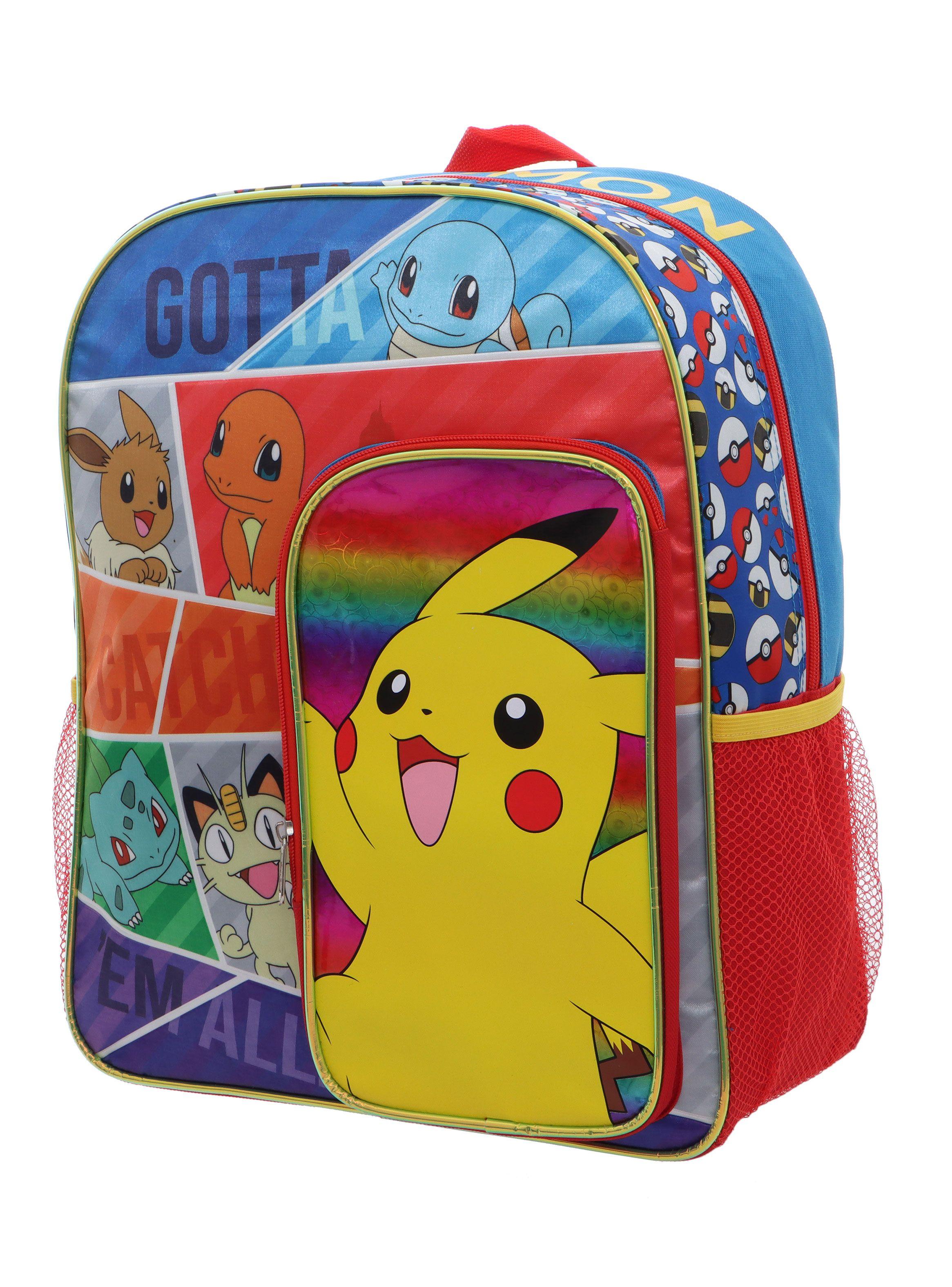 Mochila Pikachu Azul-3