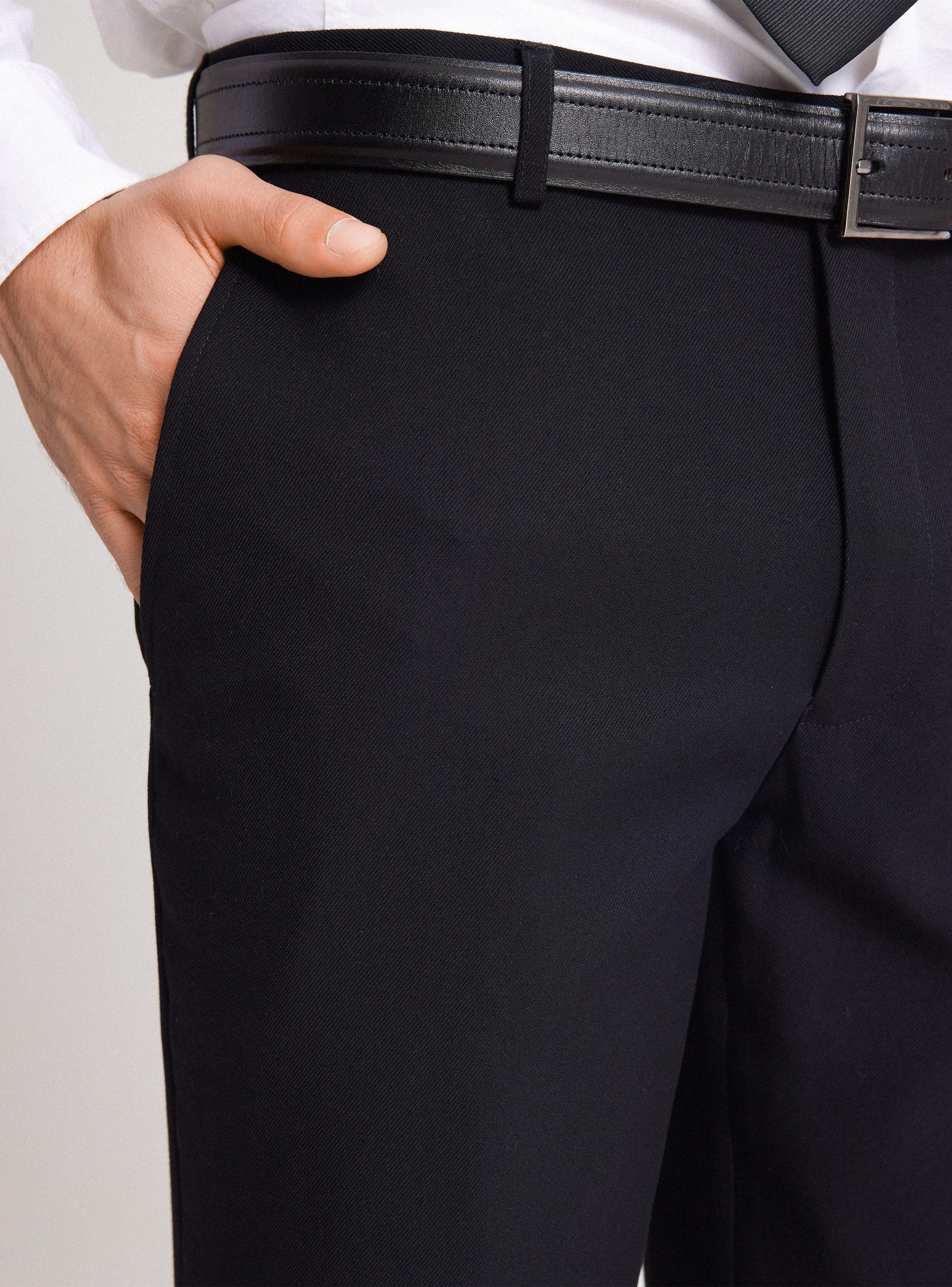 Pantalón de Vestir Clásico Casimir-2