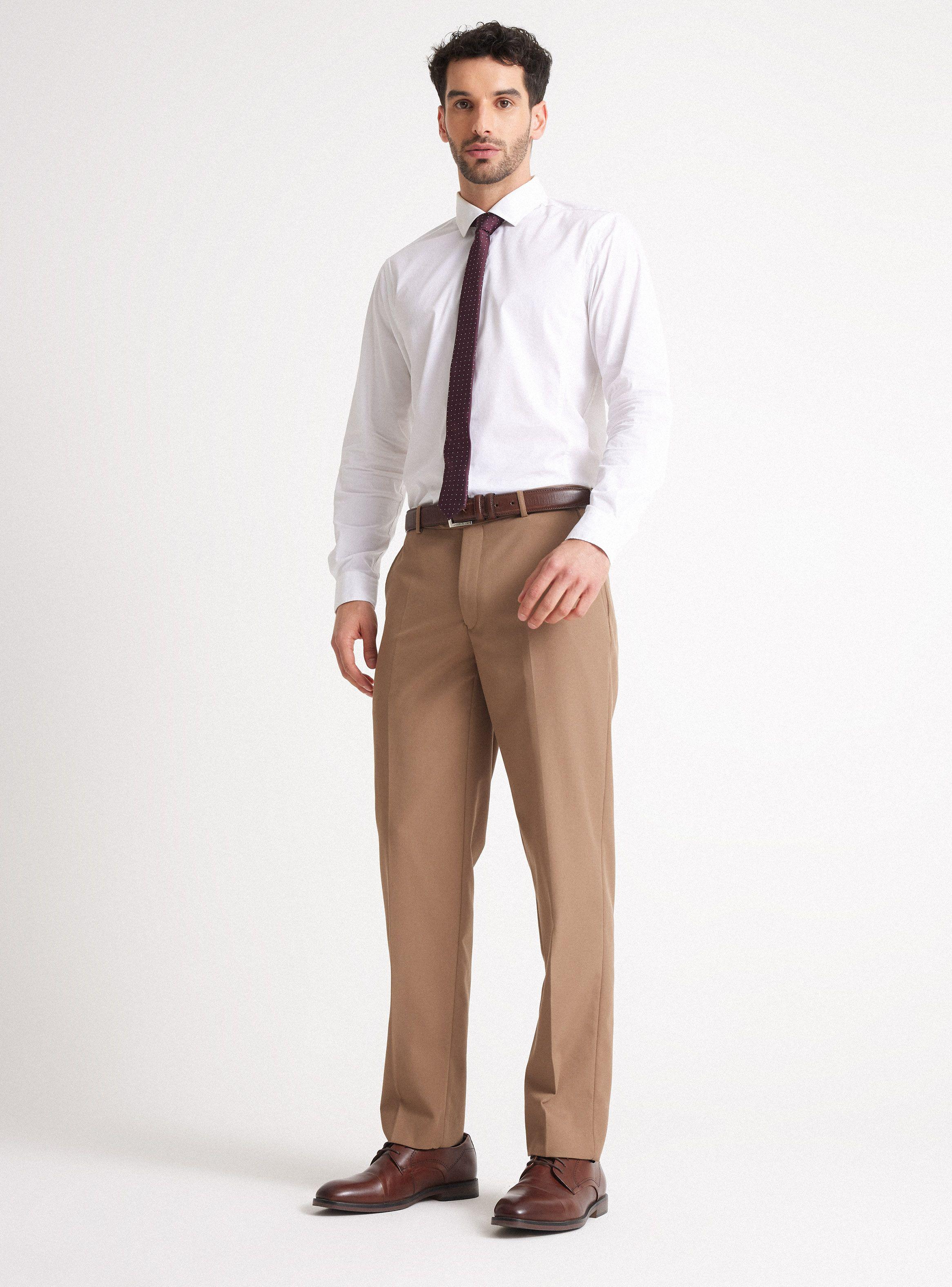 Pantalón de Vestir Clásico en Casimir-4