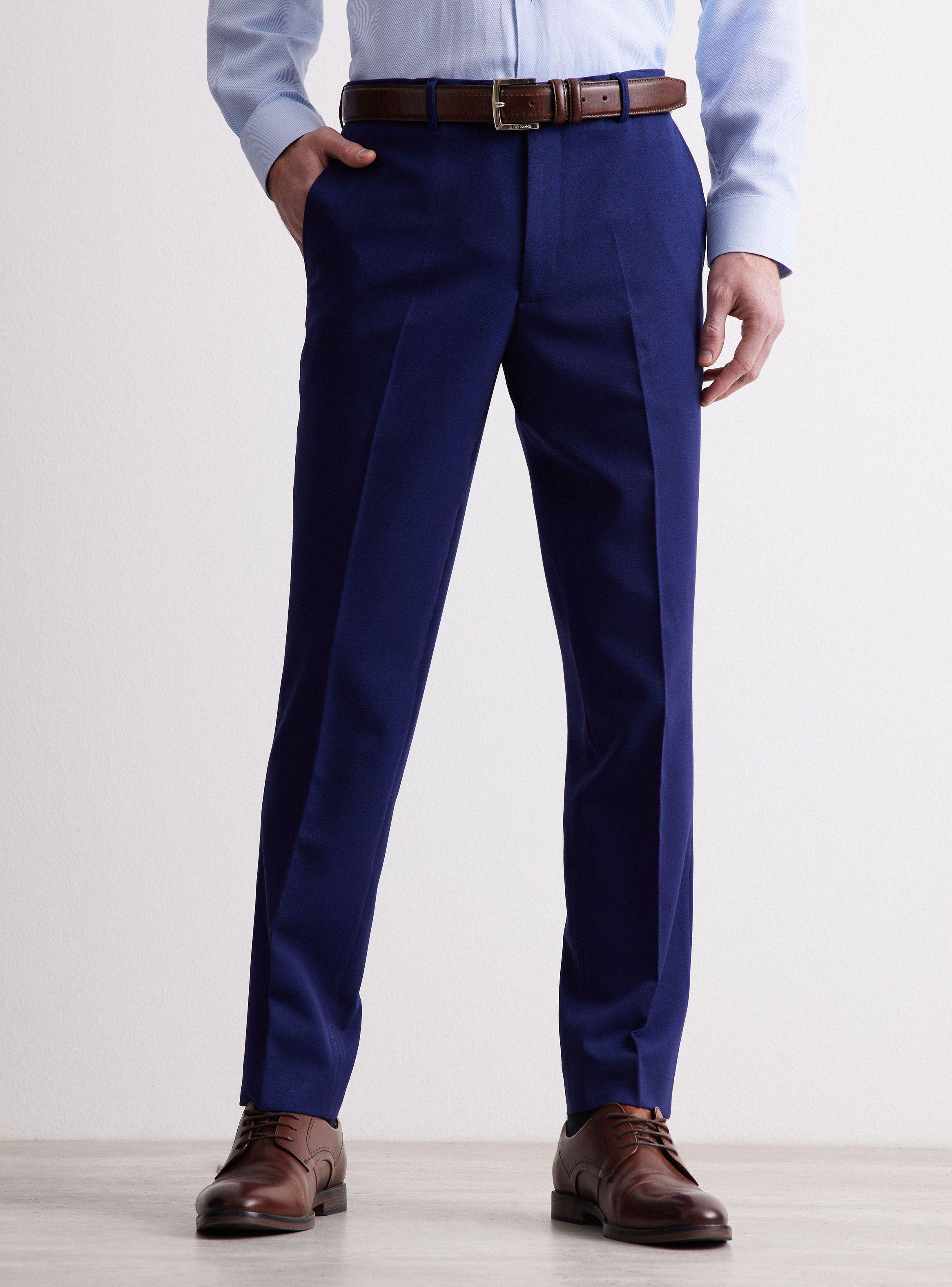 Pantalón de Vestir Elastano Slim Fit-0