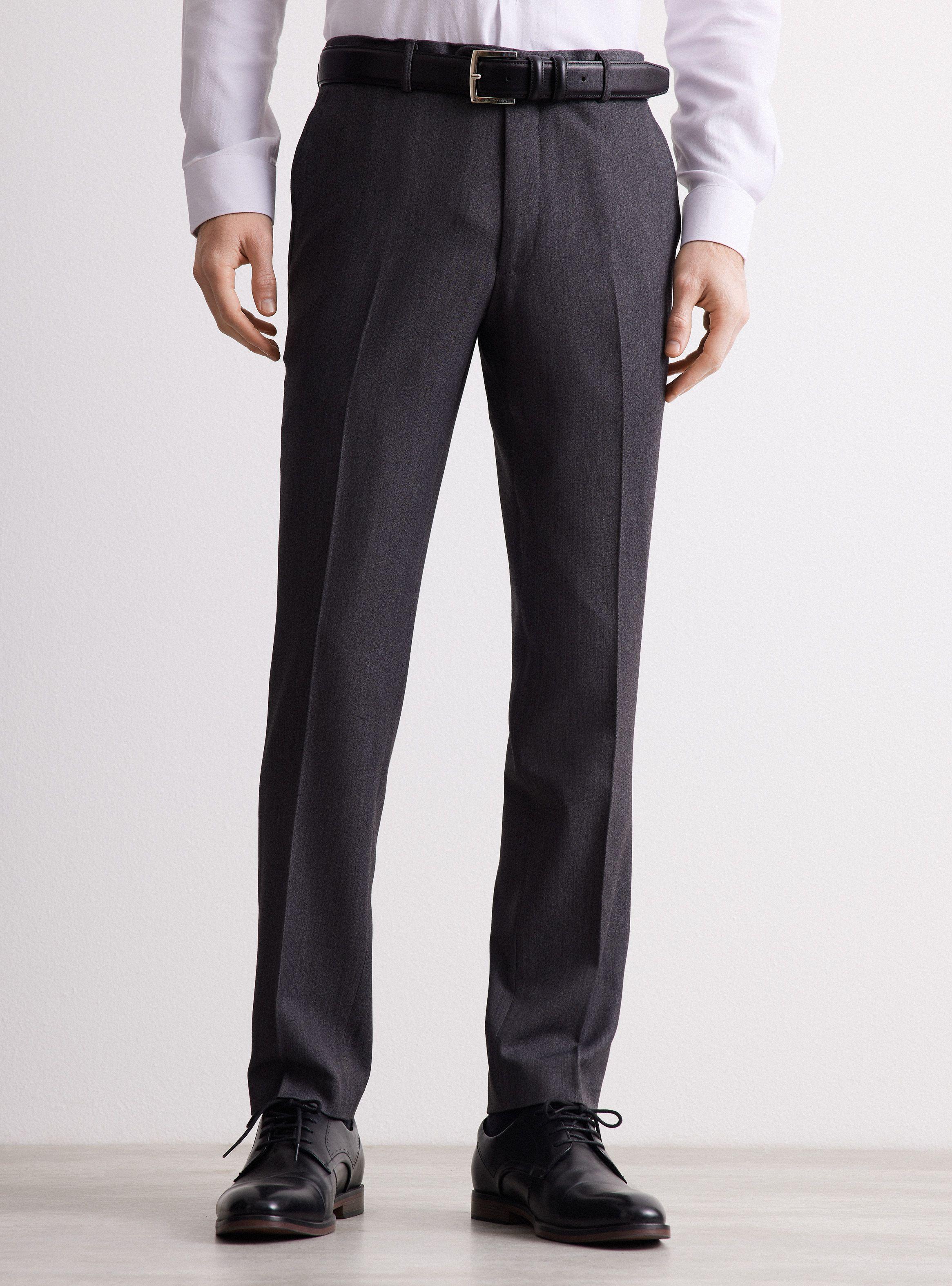 Pantalón de Vestir Elastano Slim Fit-0