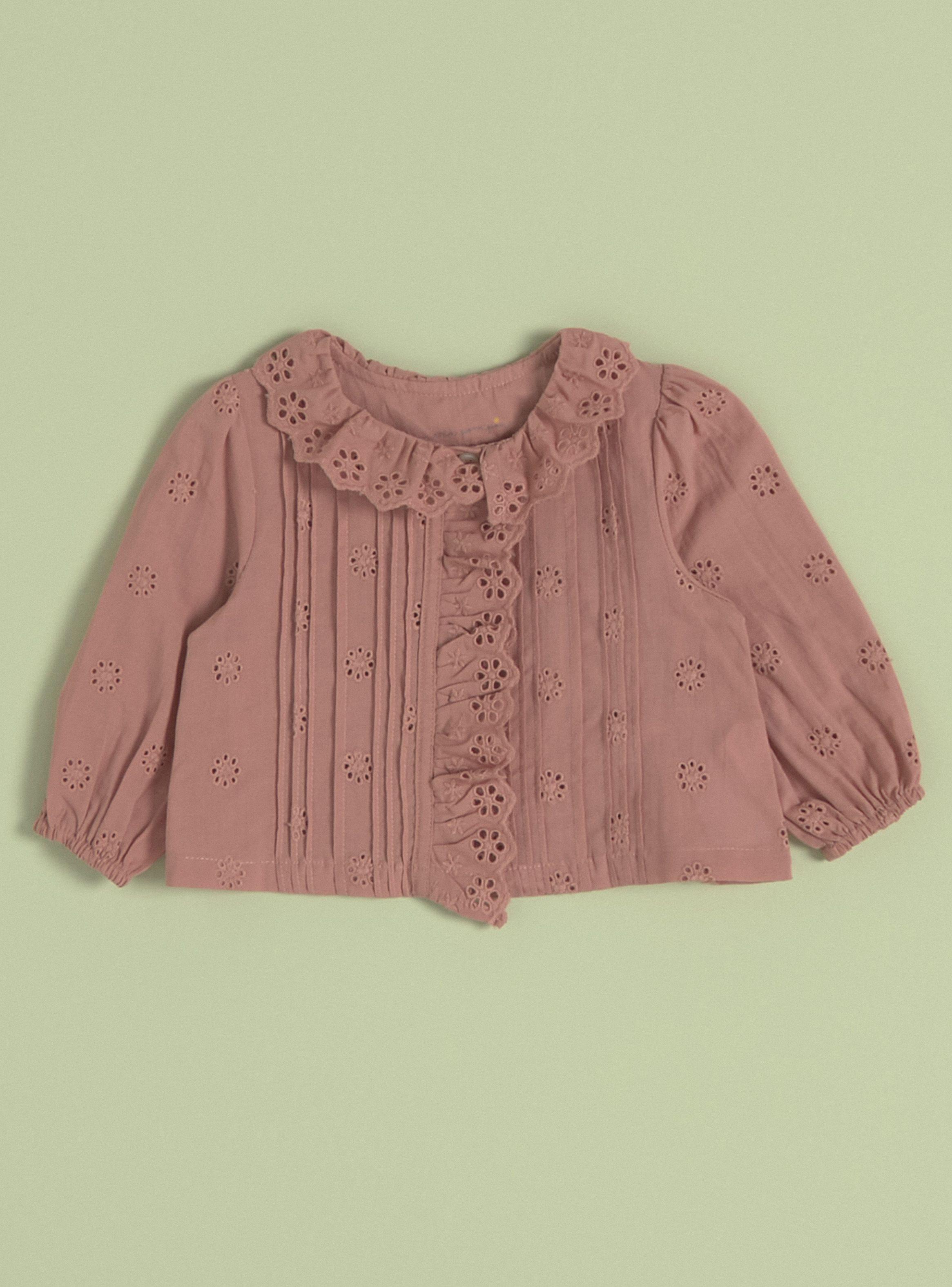 Blusa Broderie Con Ruffles-0