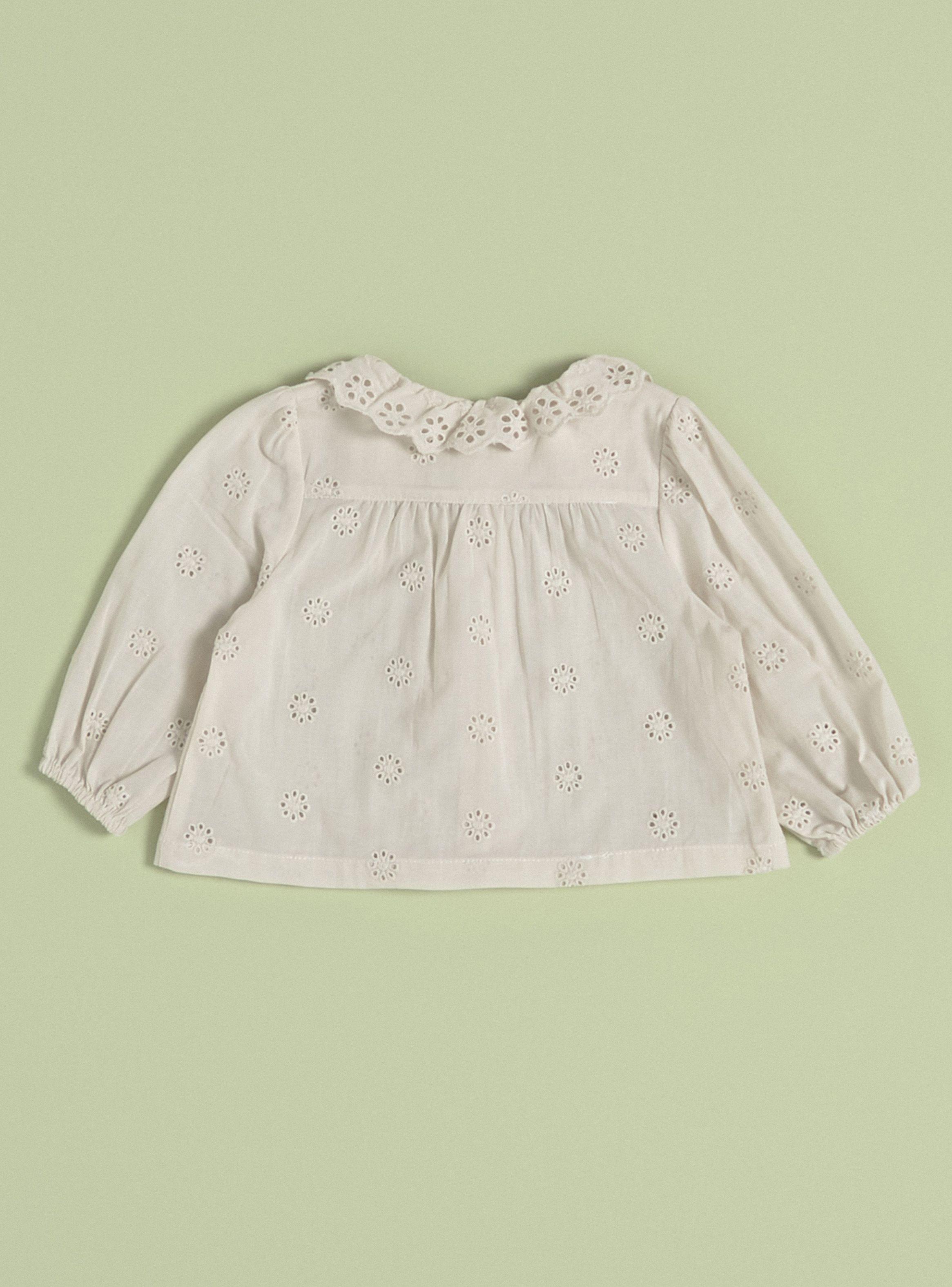 Blusa Broderie Con Ruffles-3