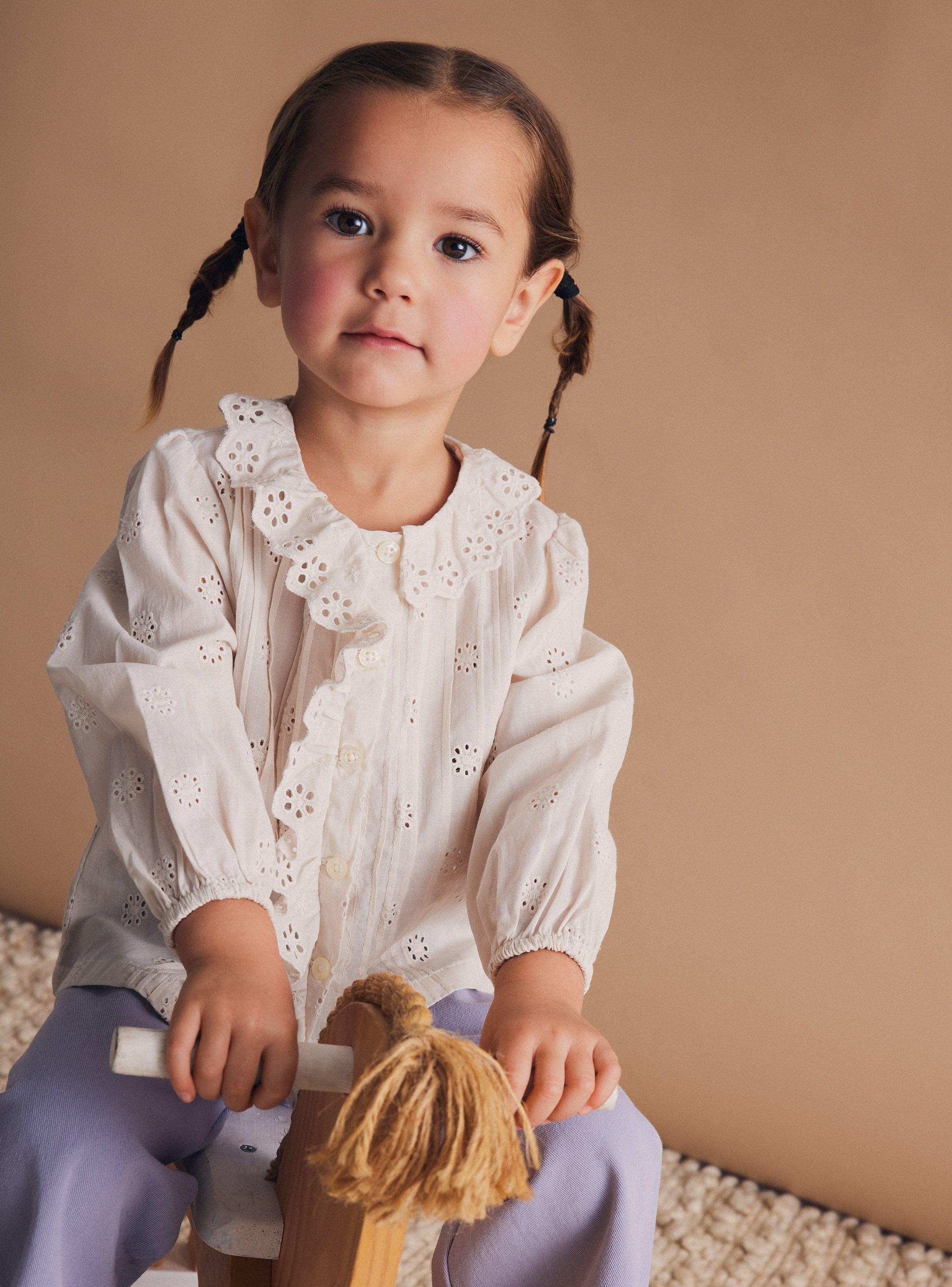 Blusa Broderie Con Ruffles-1