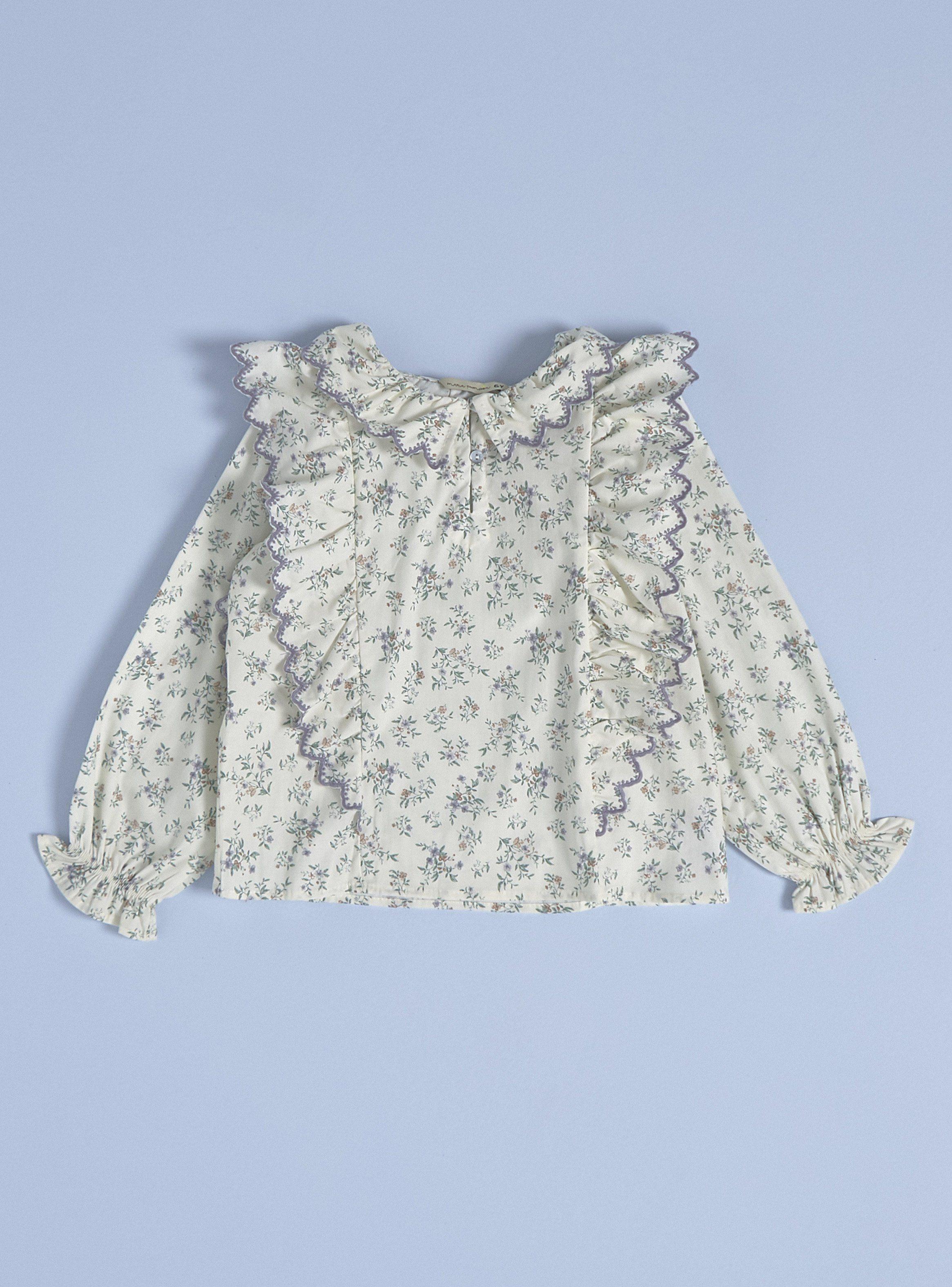 Blusa Diseño con Vuelos-0