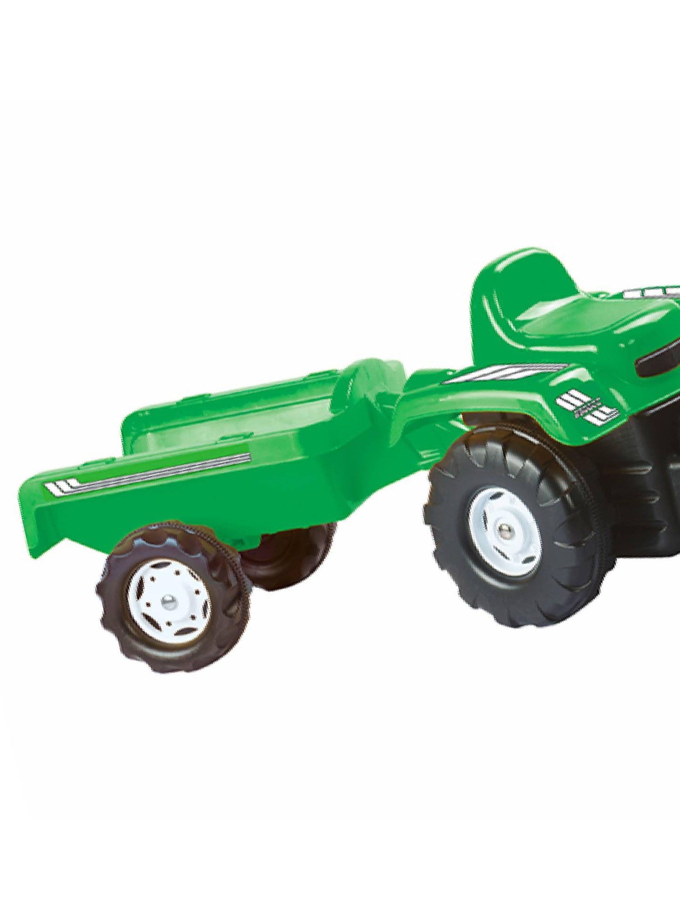 Tractor a Pedales Verde Ranchero-2