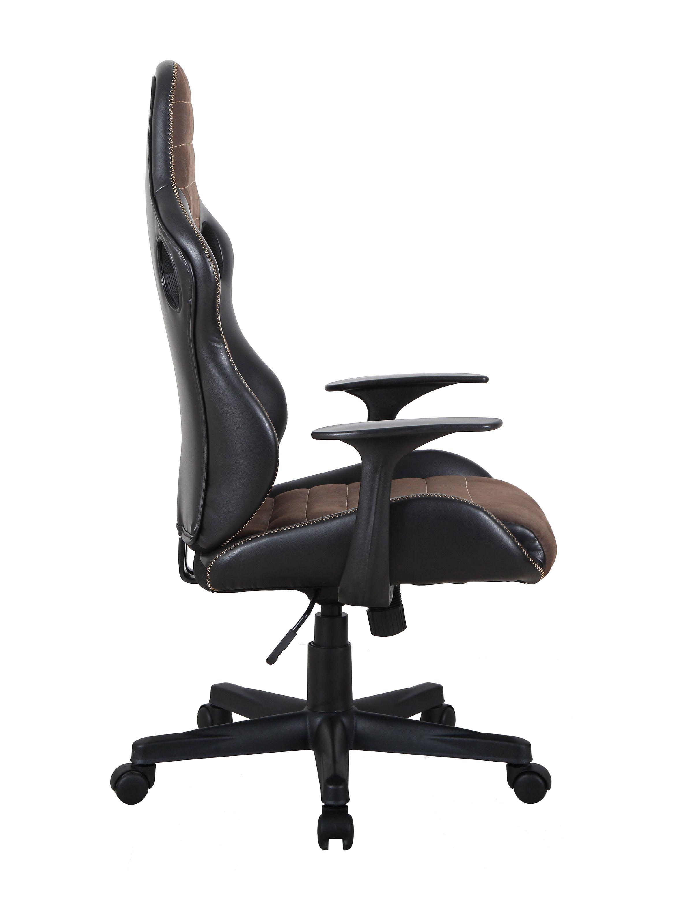 Silla Attimo Gamer Negro Café PU-2