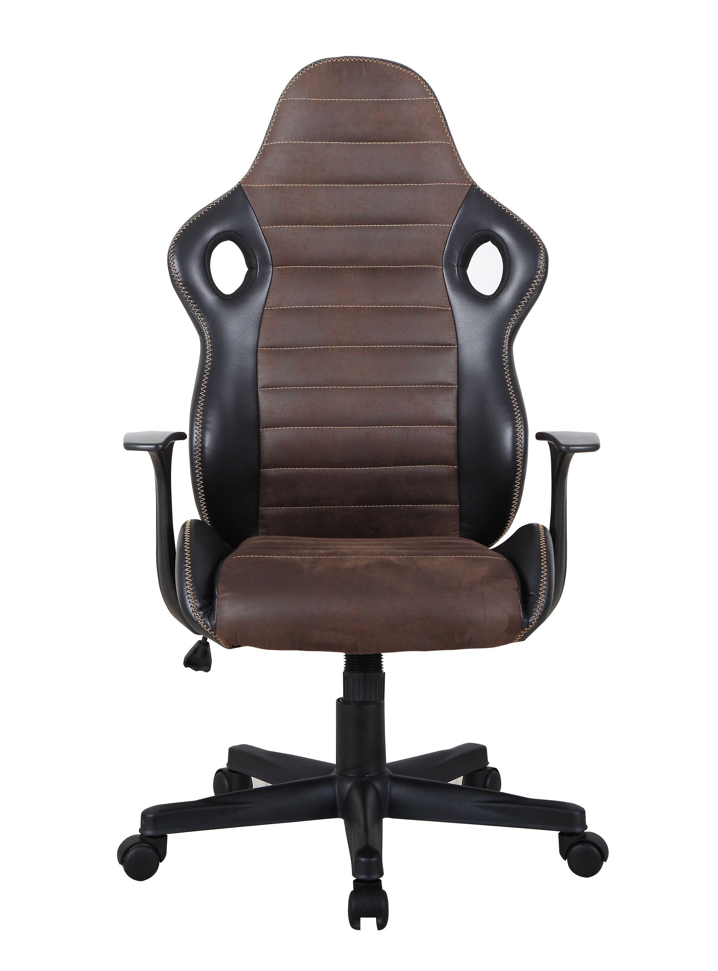 Silla Attimo Gamer Negro Café PU-0