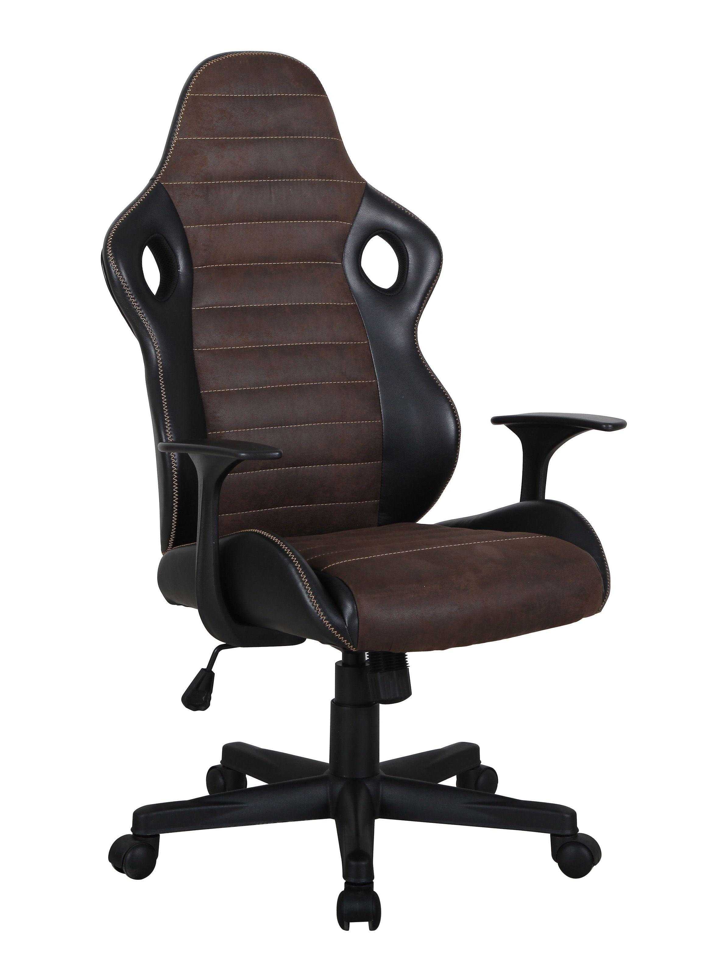 Silla Attimo Gamer Negro Café PU-1