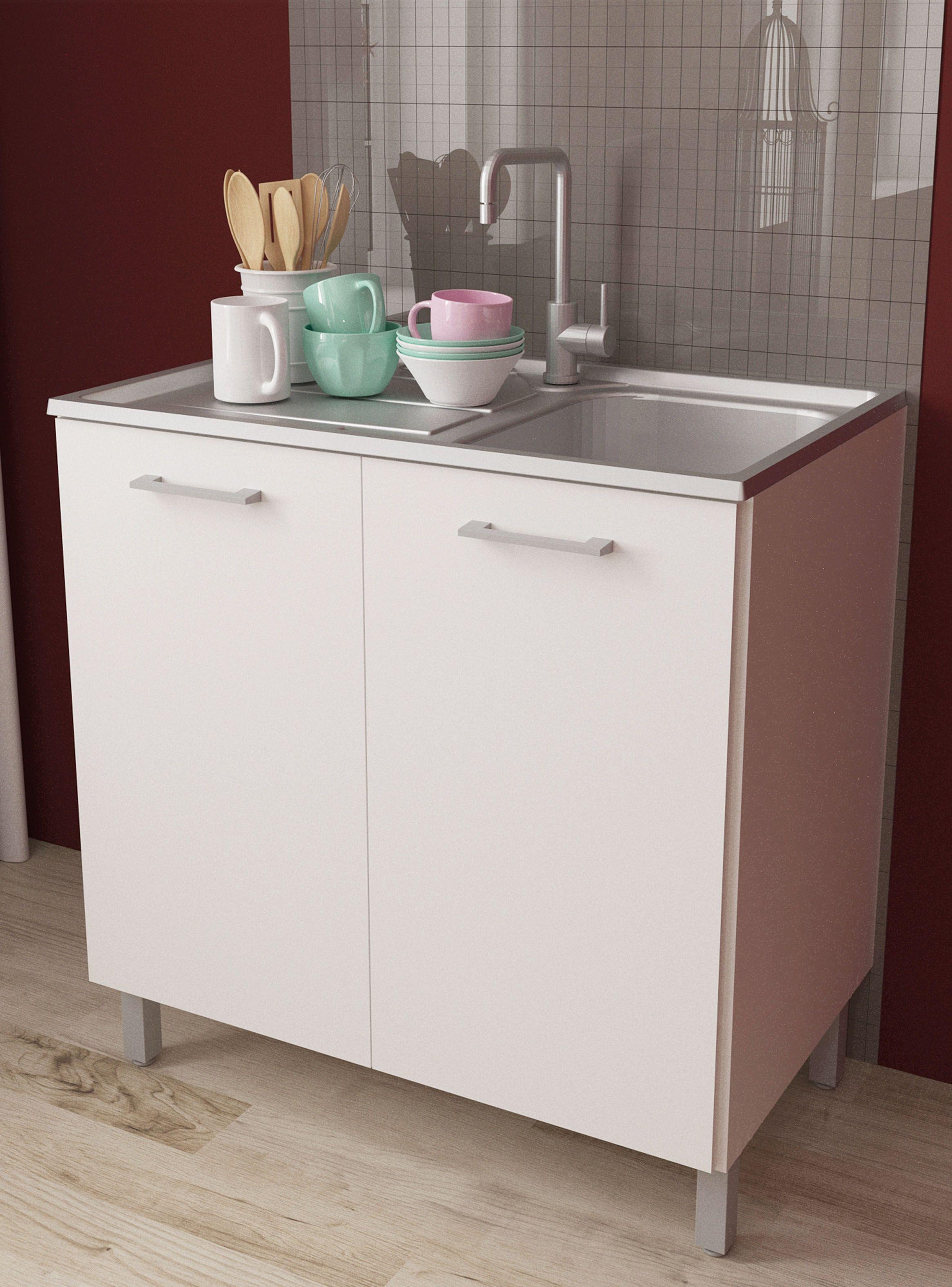 Mueble base para Lavaplatos CZ 2 Puertas-5