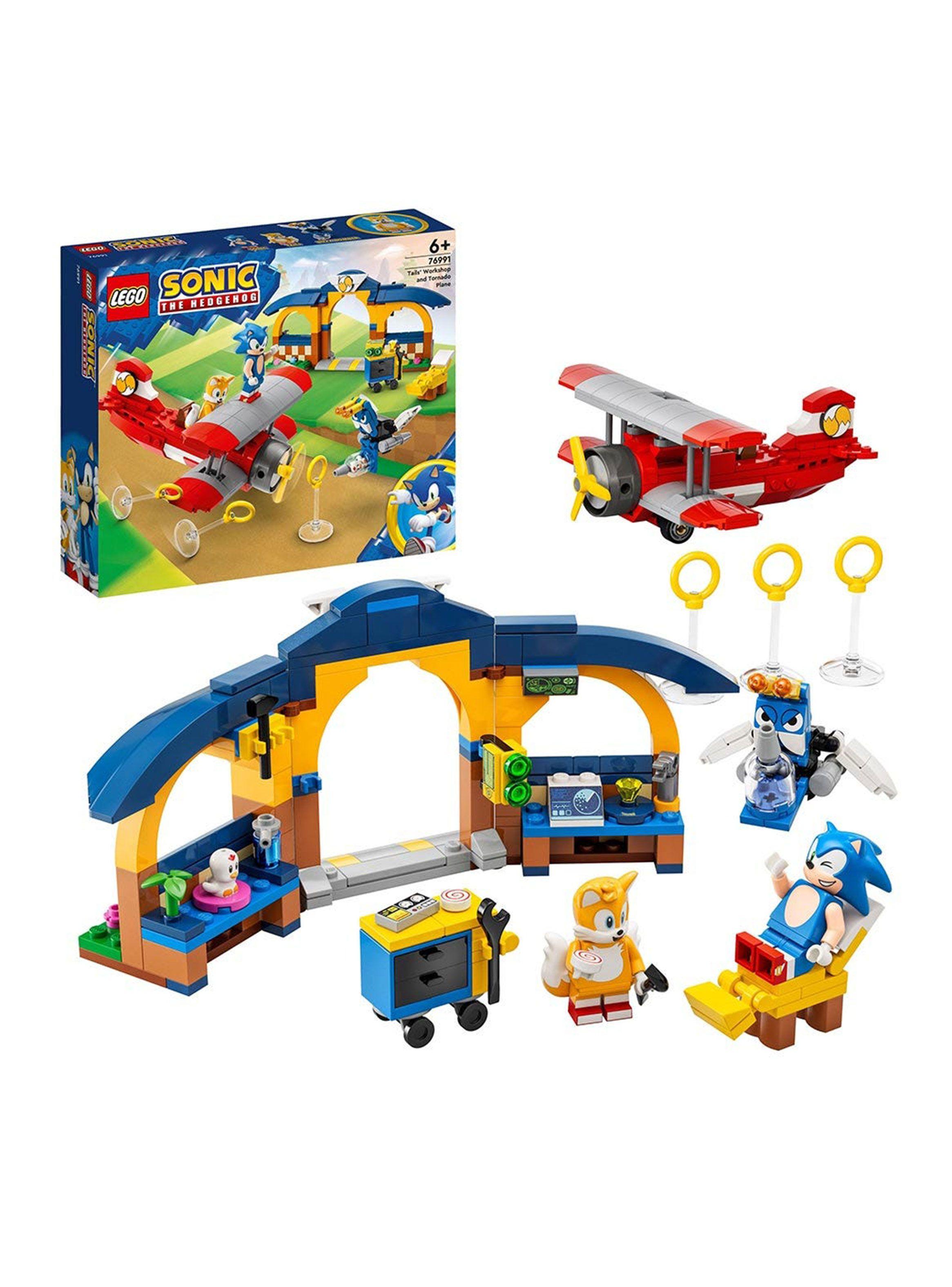 Armable Sonic Taller y Avión Tornado de Tails-1