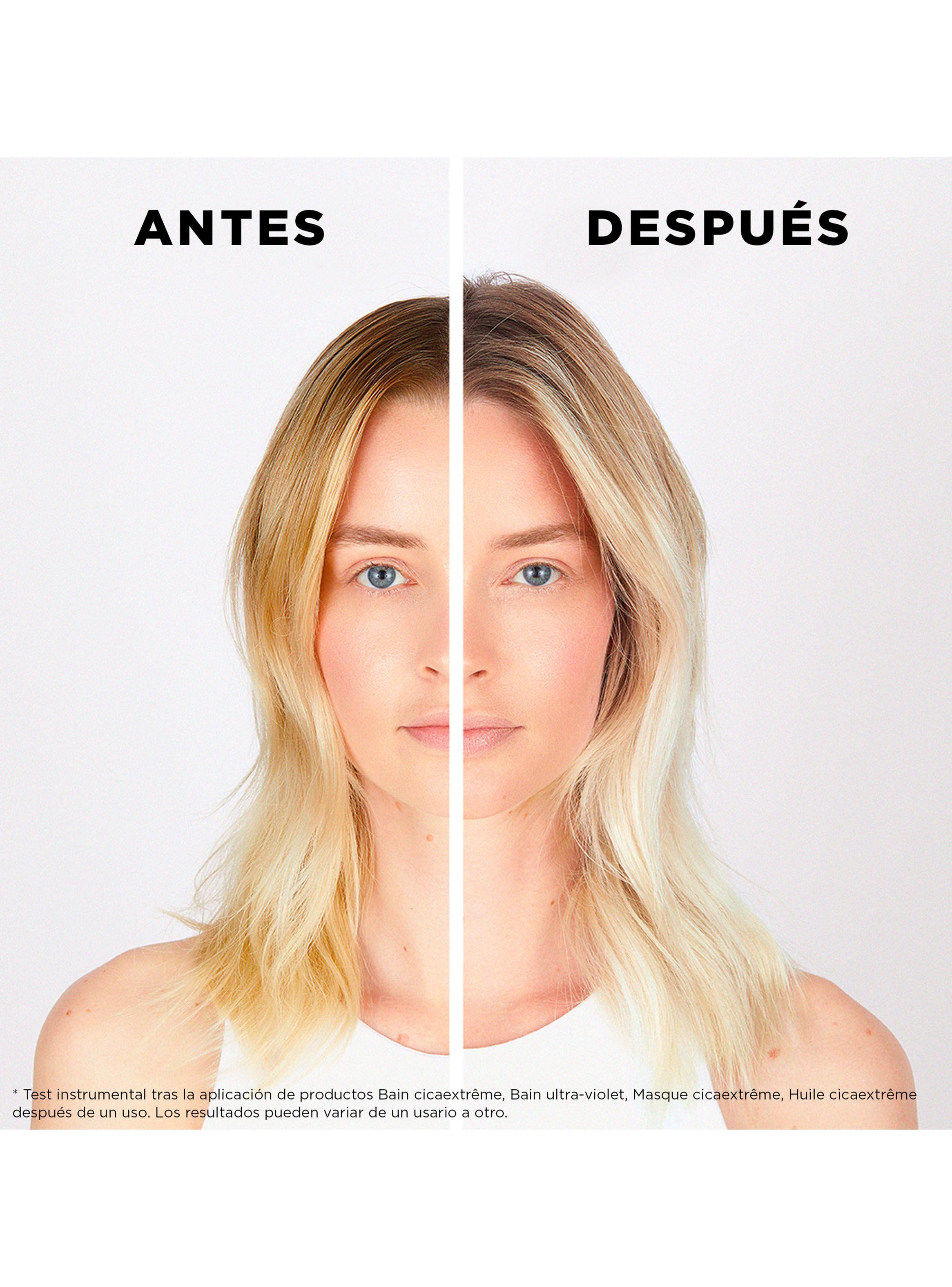 Set Reparación Cabello Rubio o Decolorado Blond Absolu Aceite Huile Cicaextreme 100ml + 50ml-4