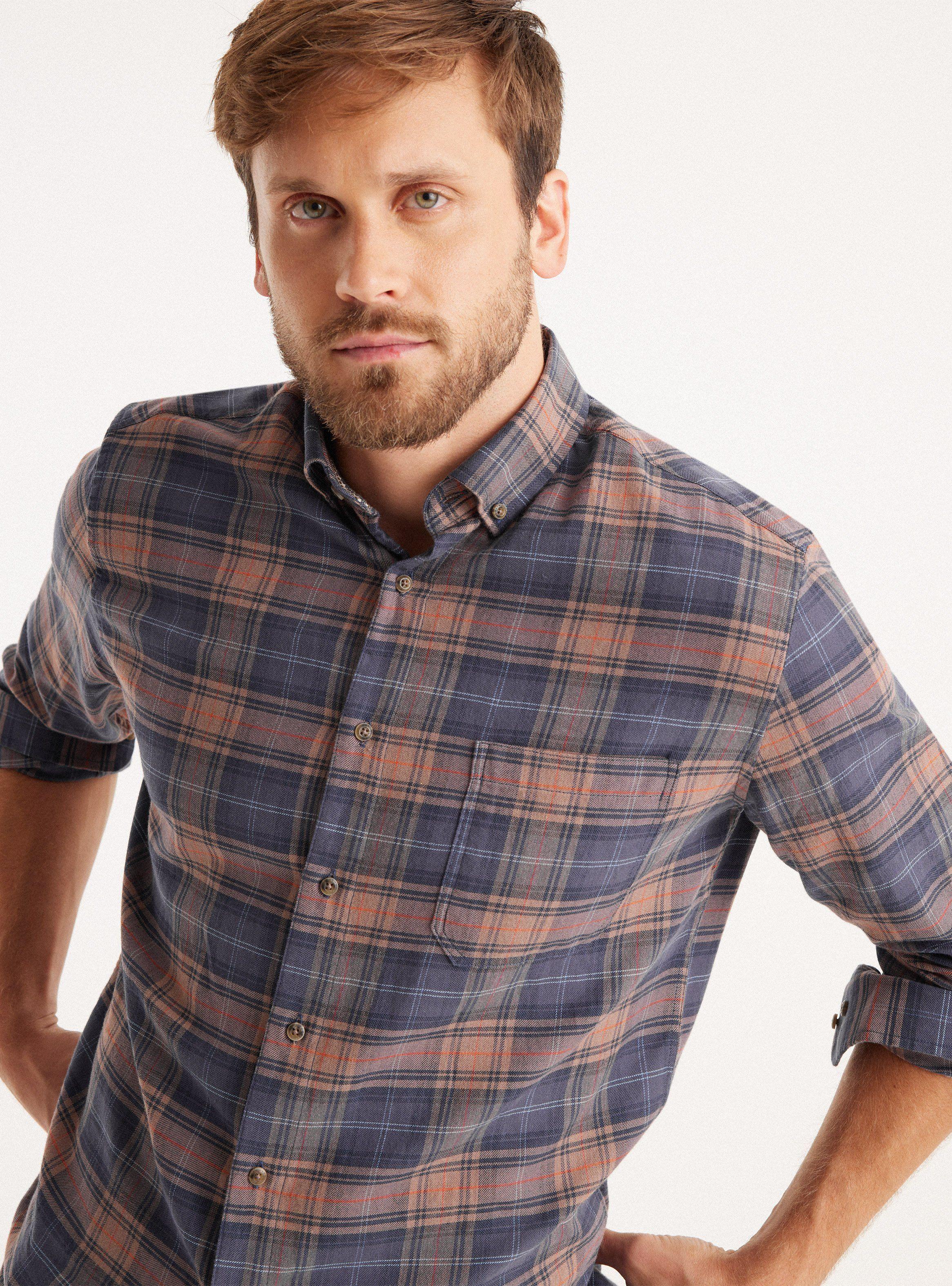 Camisa de Vestir Lino Check-2